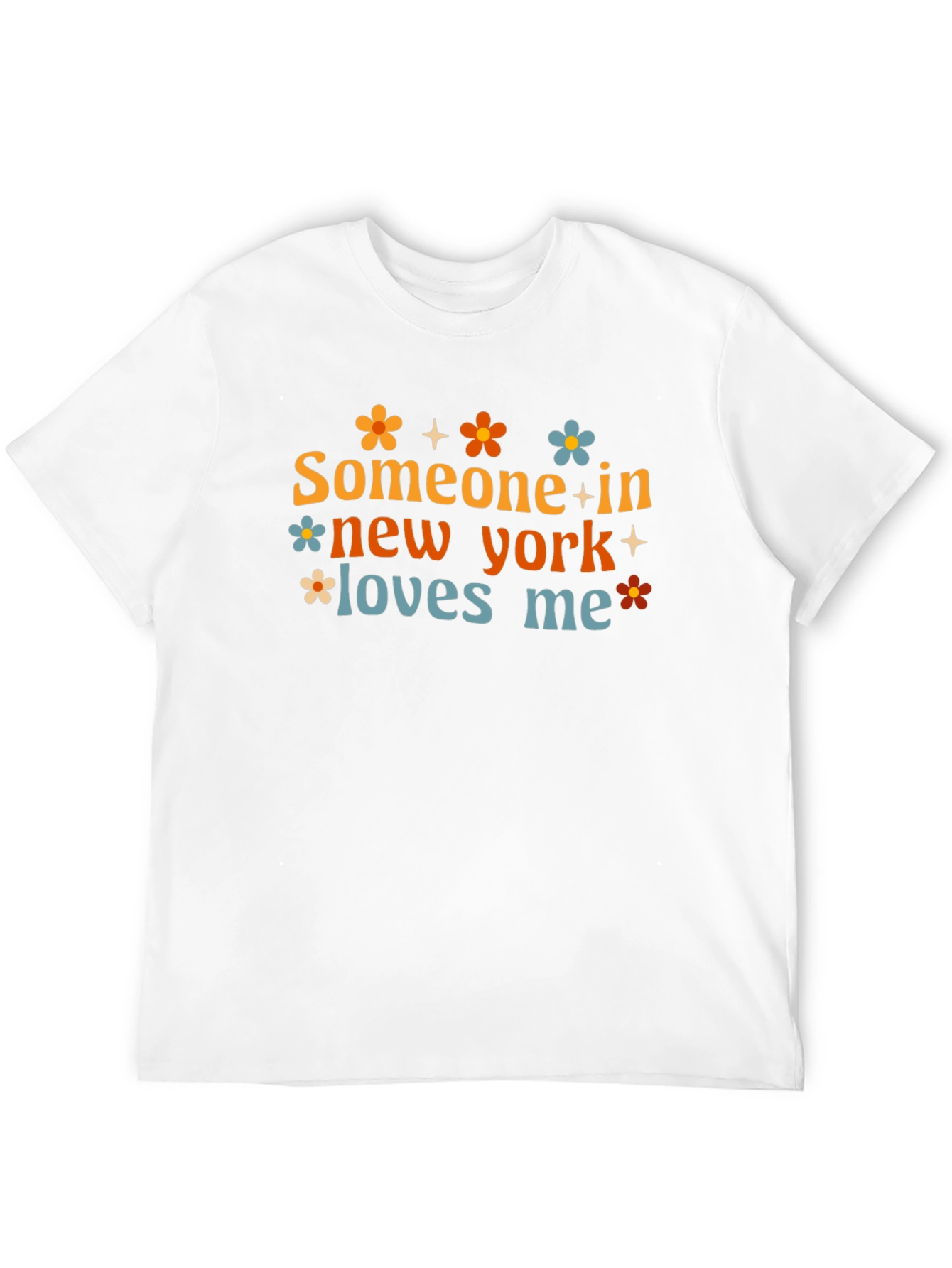 Black Someone in New York Loves Me T-Shirt view 12