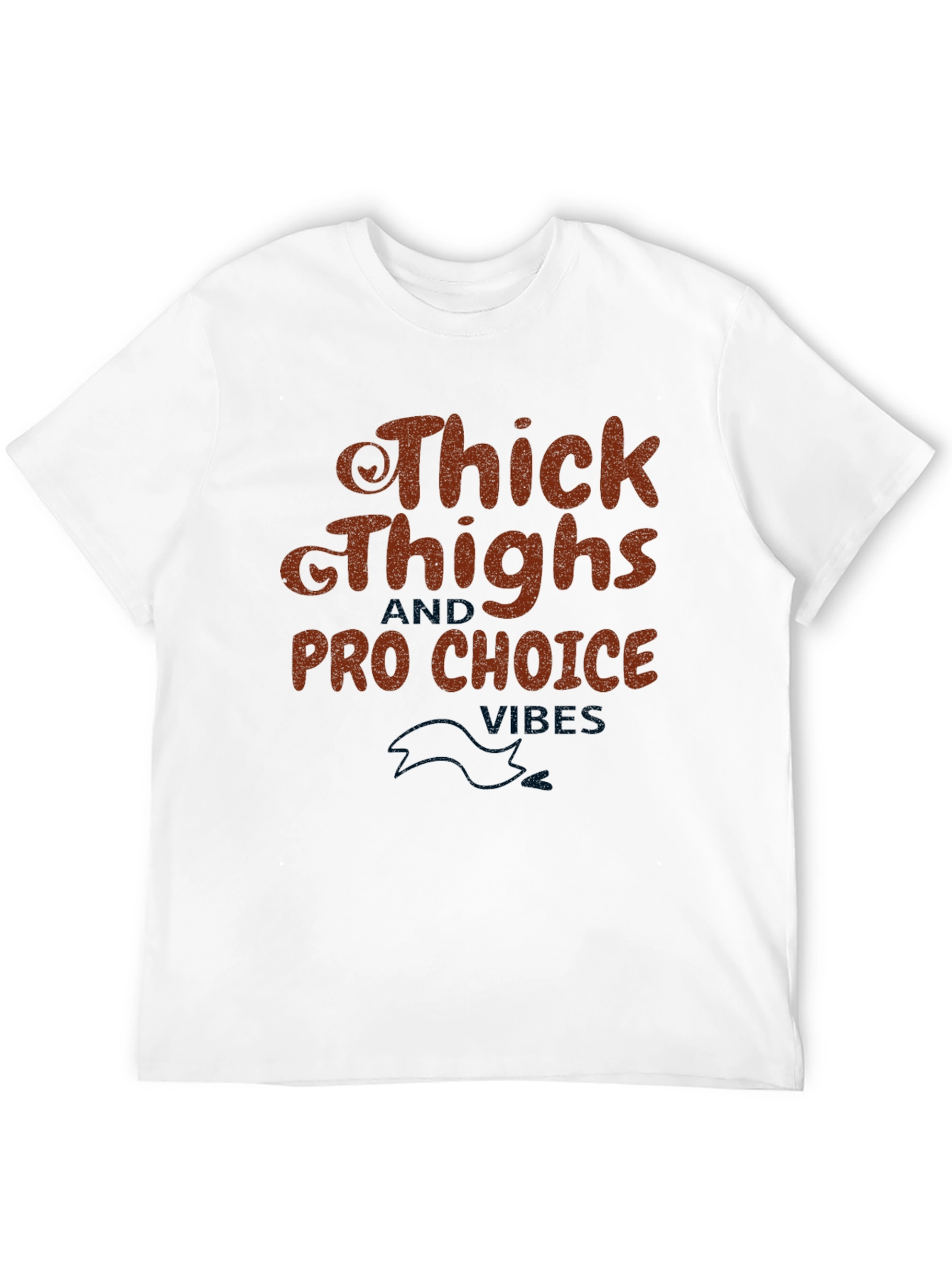 Black Thick Thighs Pro Choice Vibe Graphic Tee view 12