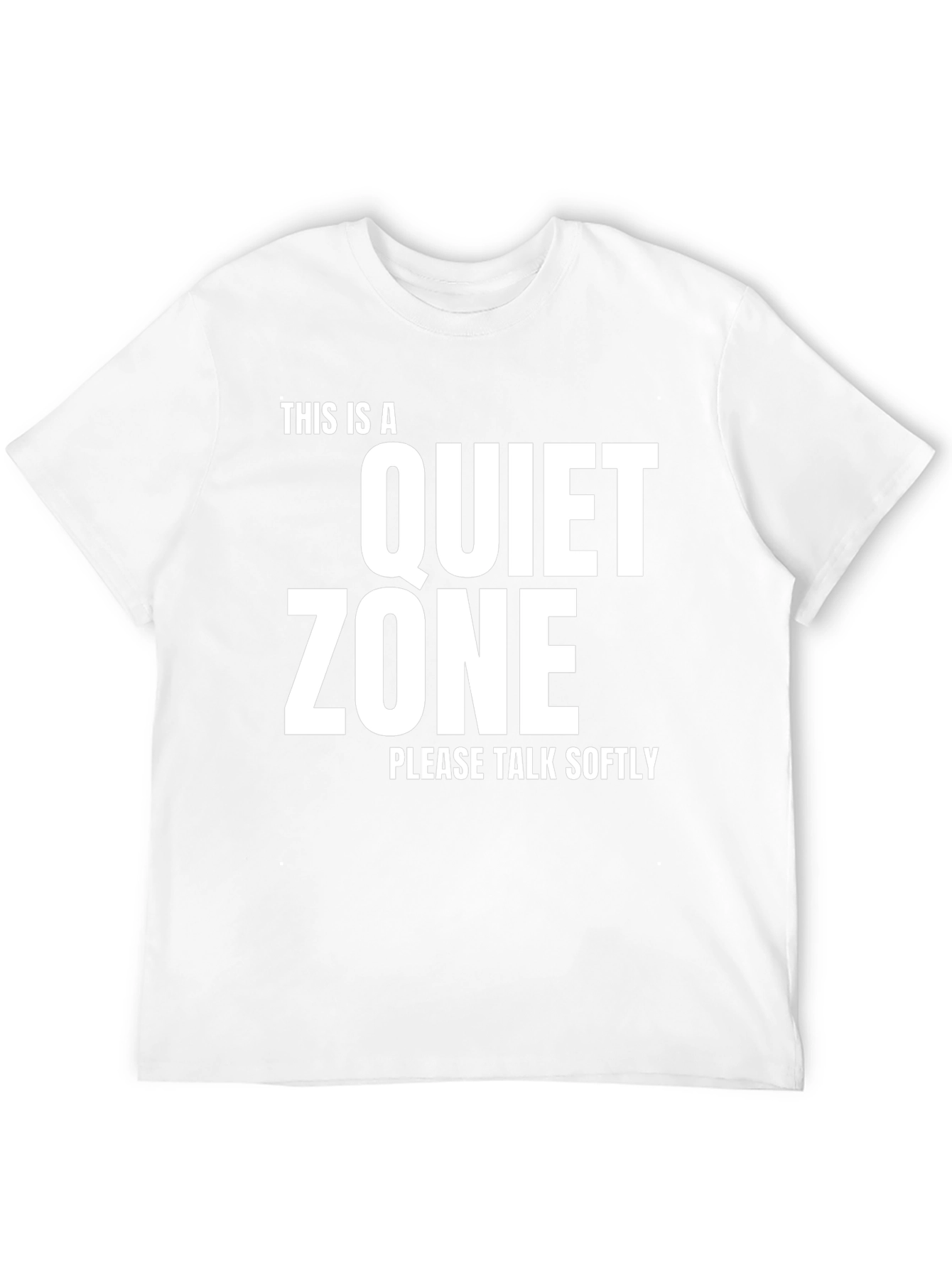 Black Quiet Zone T-Shirt - Speak Softly Tee view 12