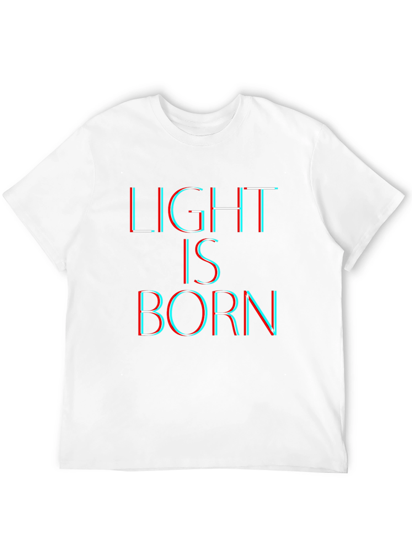 Black Light Is Born Graphic Tee - Mens Black T-Shirt view 12