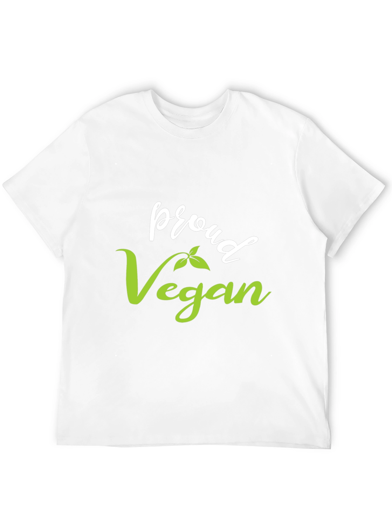 Black Proud Vegan Graphic Tee - Black Unisex T-Shirt view 12