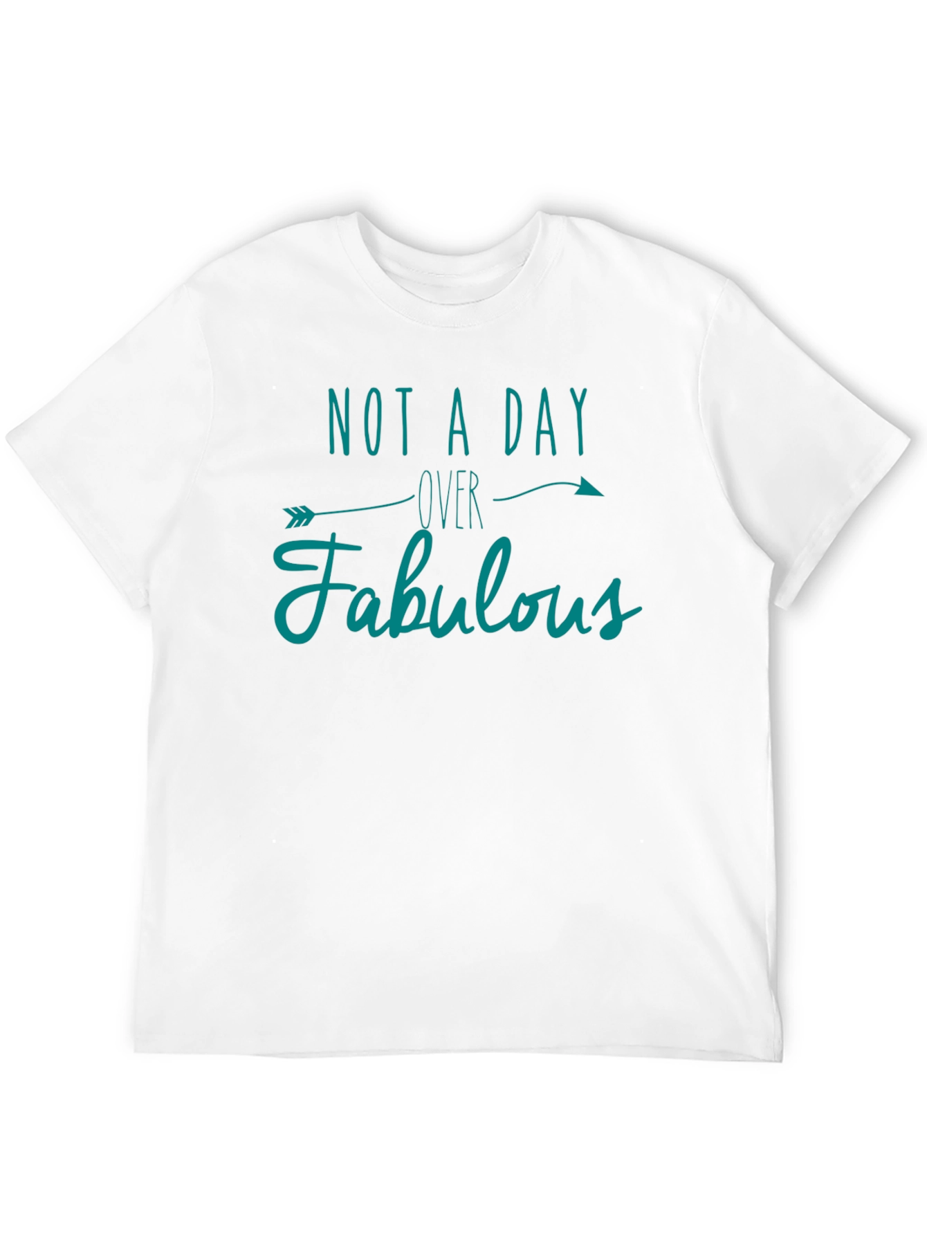 Black Fabulous Graphic Print Tee - Unisex Cotton T-Shirt view 12