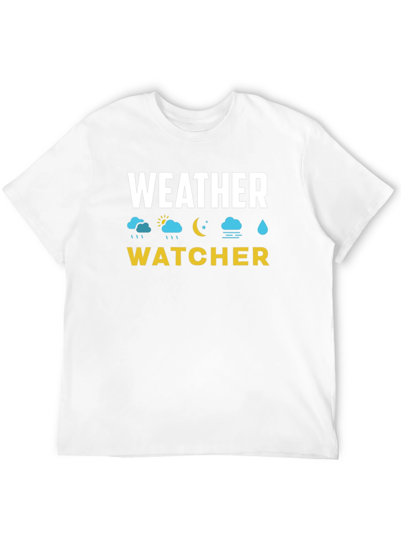 Black Weather Watcher Black T-Shirt view 12