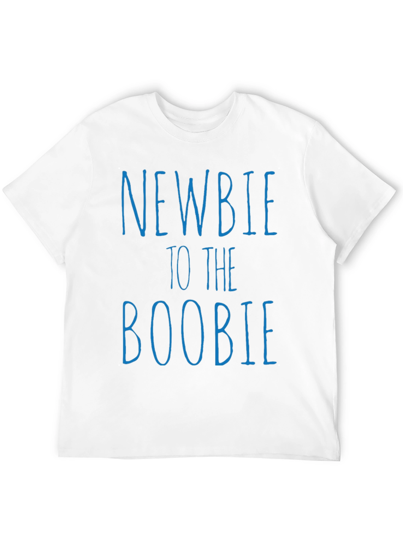 Black Newbie To The Boobie Graphic Tee - Funny T-Shirt view 12