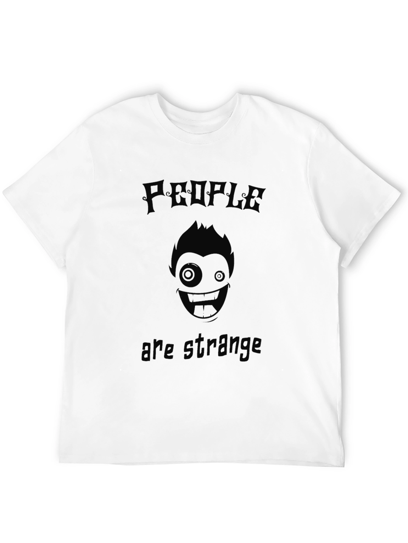 Black People Are Strange Black T-Shirt view 12