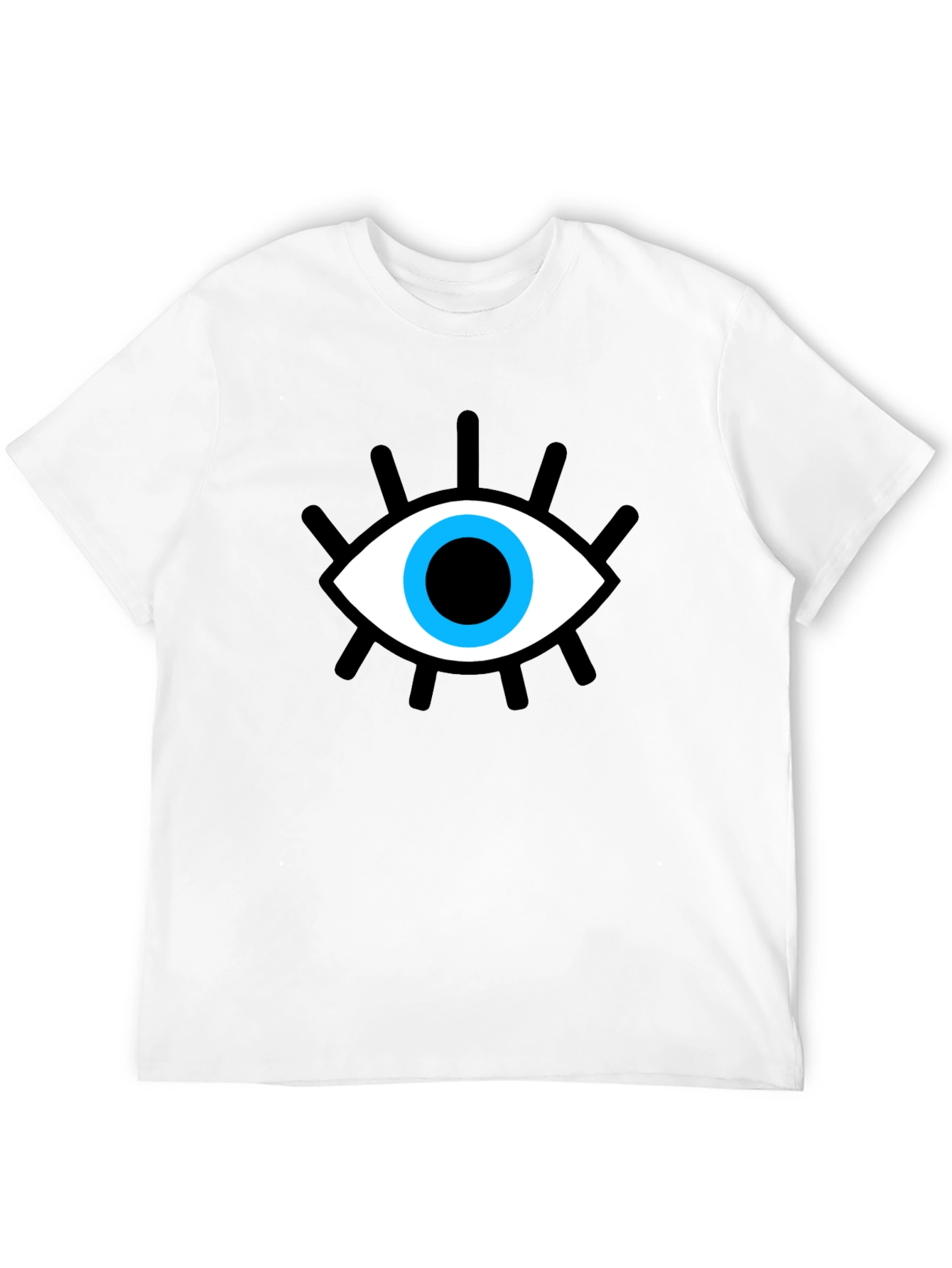 Black Evil Eye Graphic T-Shirt - Stylish Protection view 12