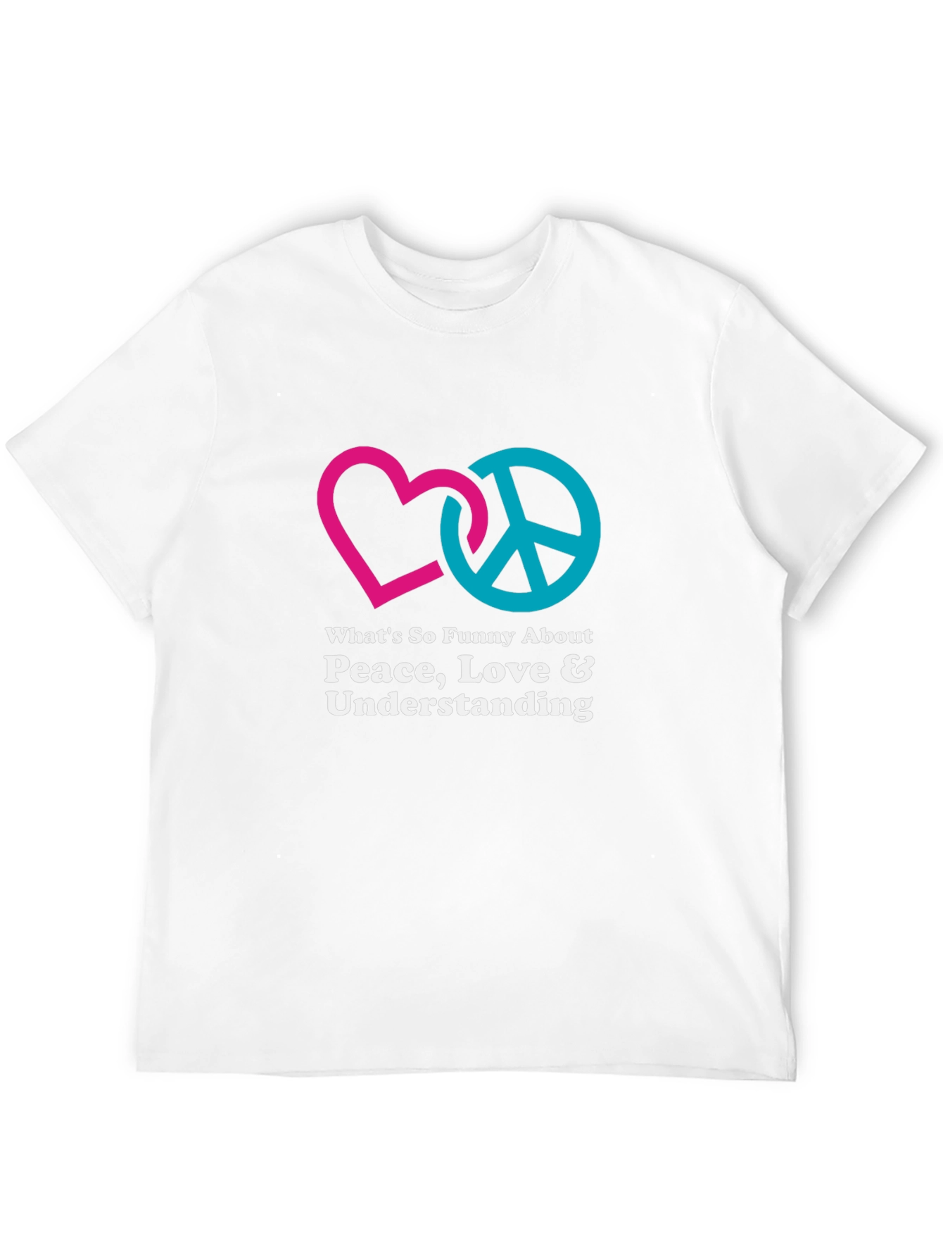 Black Peace Love Understanding Graphic T-Shirt view 12