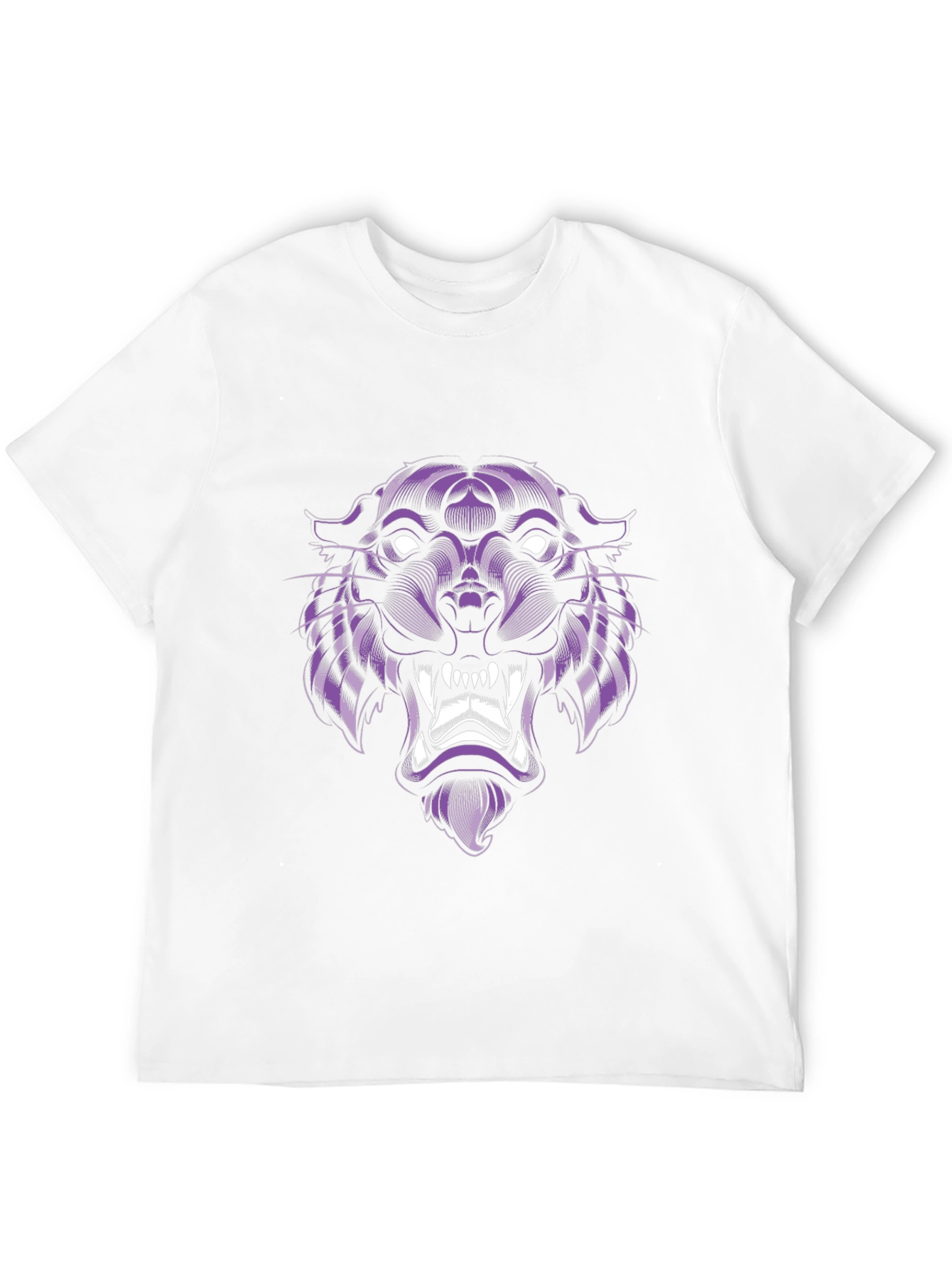 Black Purple Panther Graphic Tee - Cool Animal Design view 12