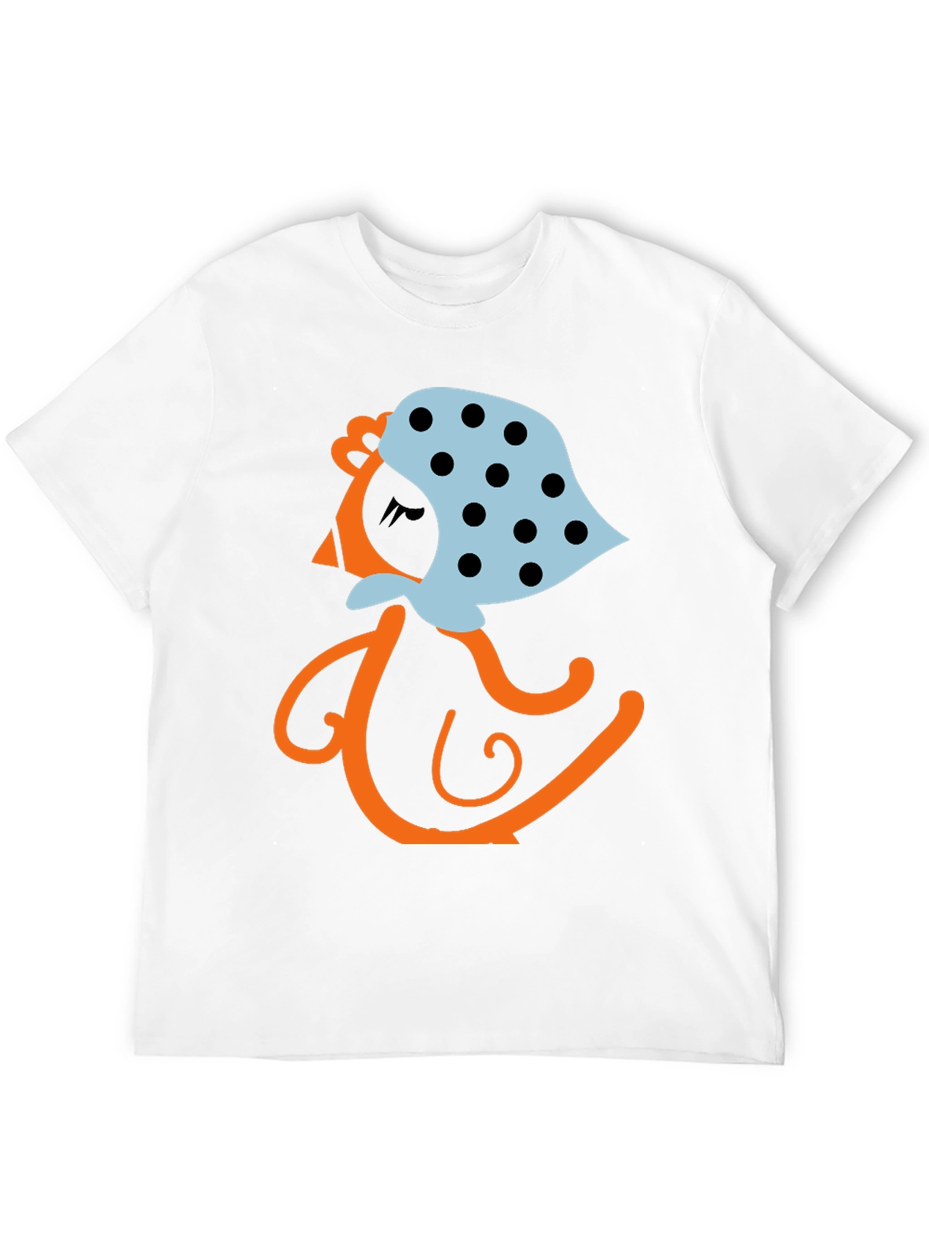 Black Whimsical Cartoon Granny Graphic Tee view 12