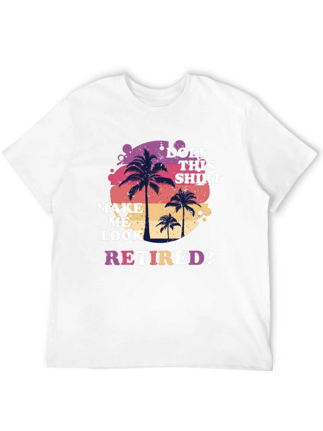 Black Retired Graphic T-Shirt: Palm Tree Design view 12
