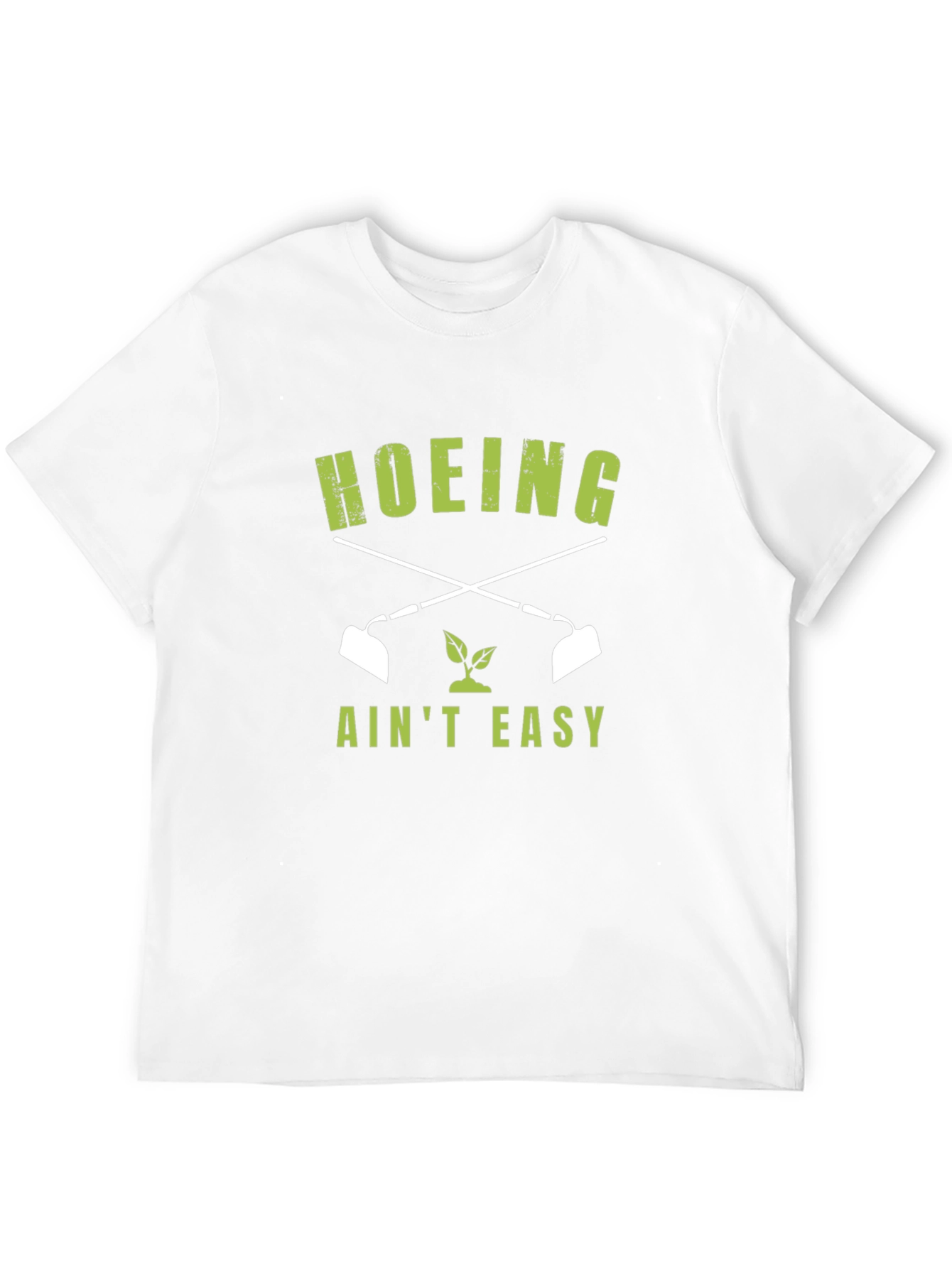 Black Hoeing Ain't Easy Graphic Tee view 12
