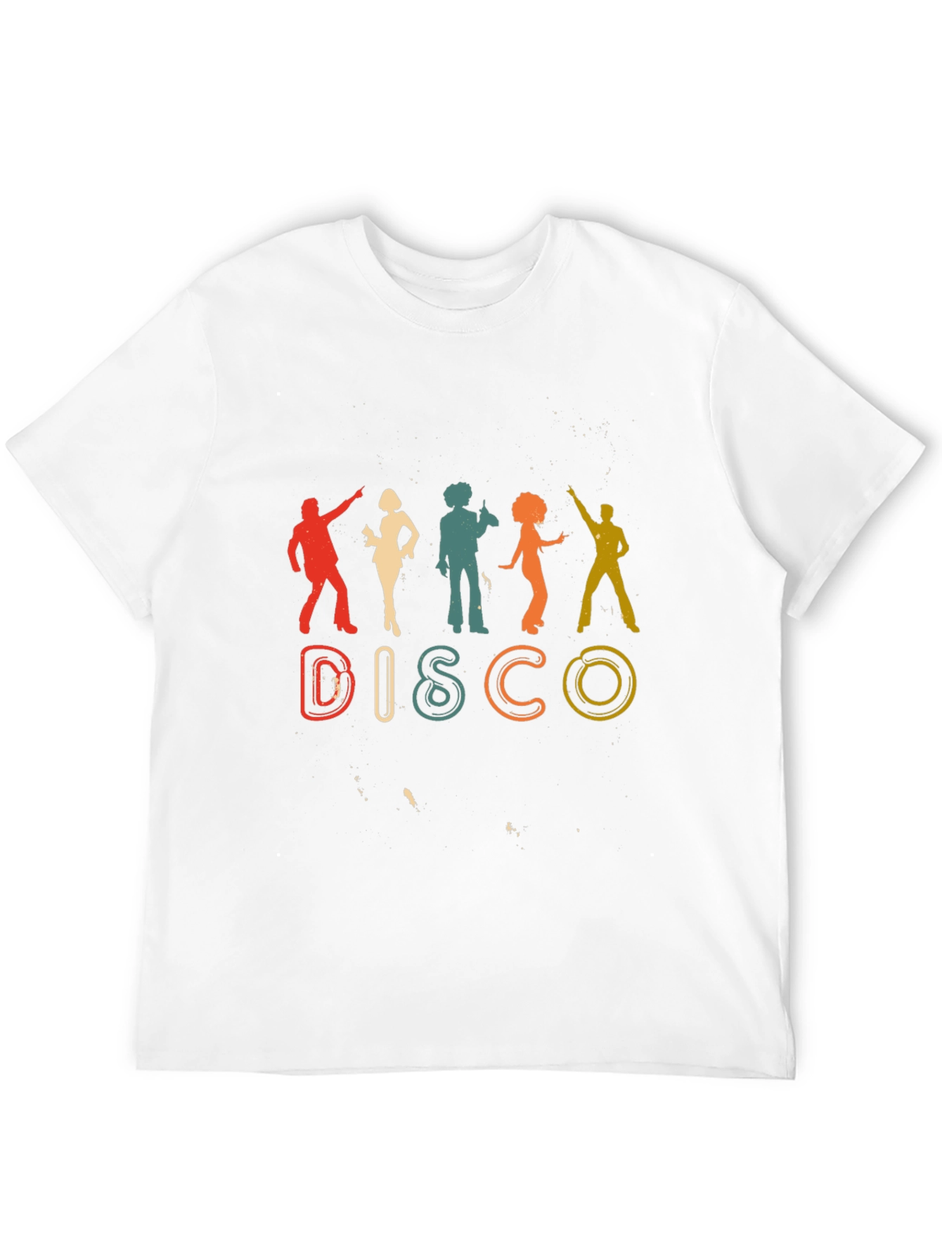 Black Retro Disco Dance T-Shirt - Vintage Style view 12