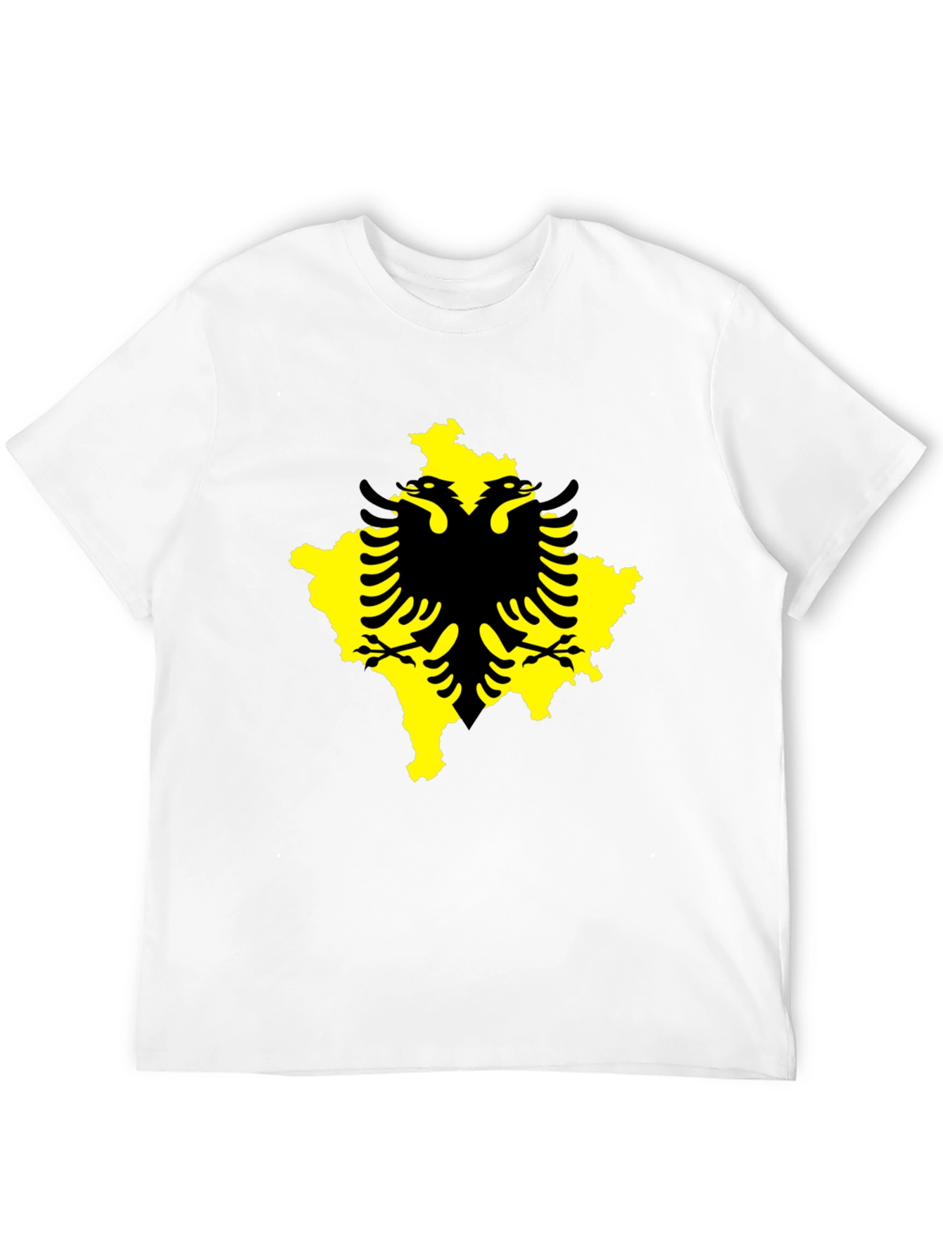 Black Kosovo Flag T-Shirt - Black Graphic Tee view 12