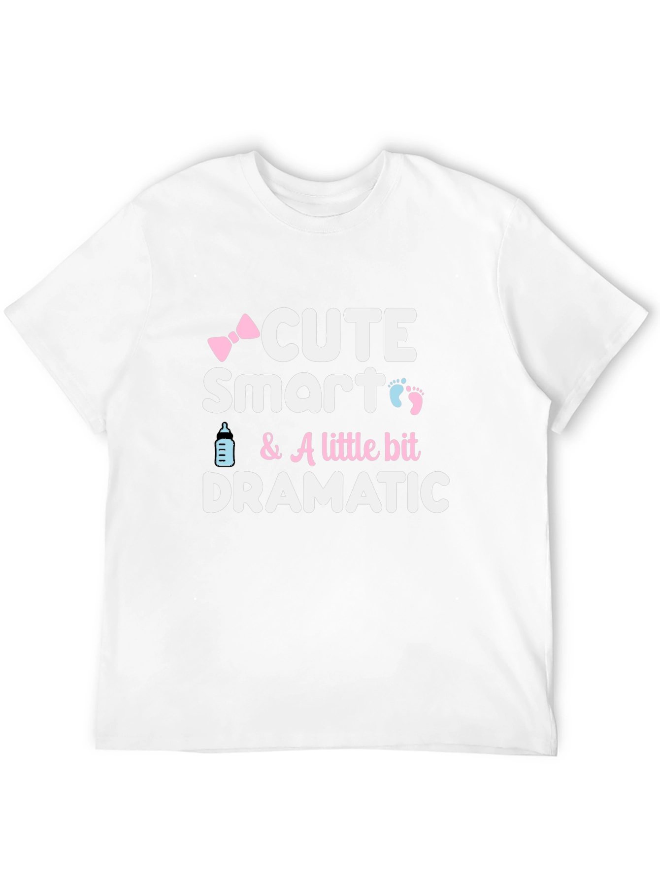 Cute Smart Dramatic Baby Graphic T-Shirt - 12