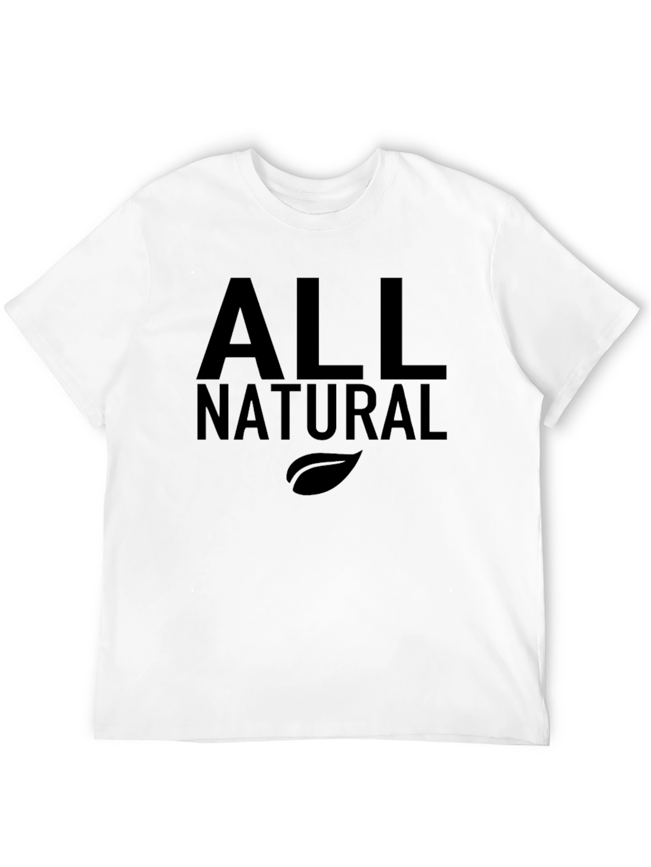 Black All Natural Black Graphic T-Shirt - Soft Cotton Blend view 12