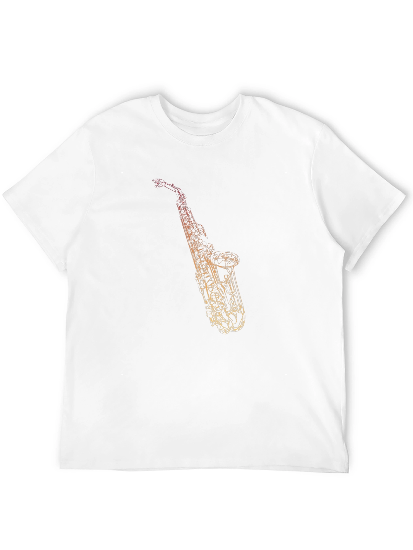 Black Saxophone Graphic Tee - Stylish Music Lover T-Shirt view 12