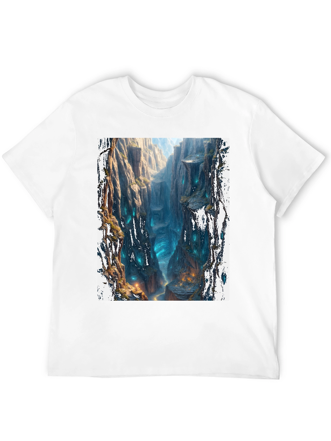 Black Mystic Canyon Black T-Shirt view 12