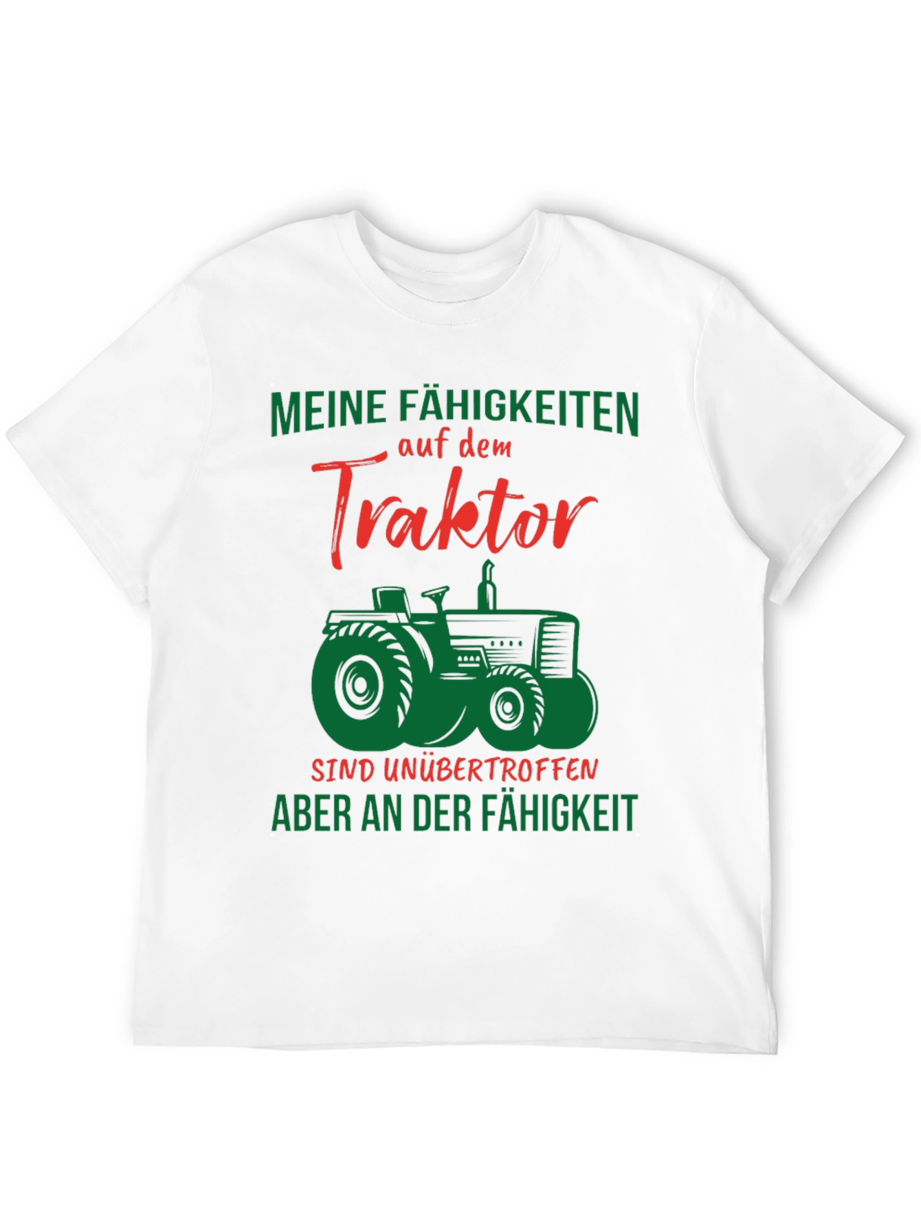 Black Tractor Skills Tee - Funny Farmer Gift view 12