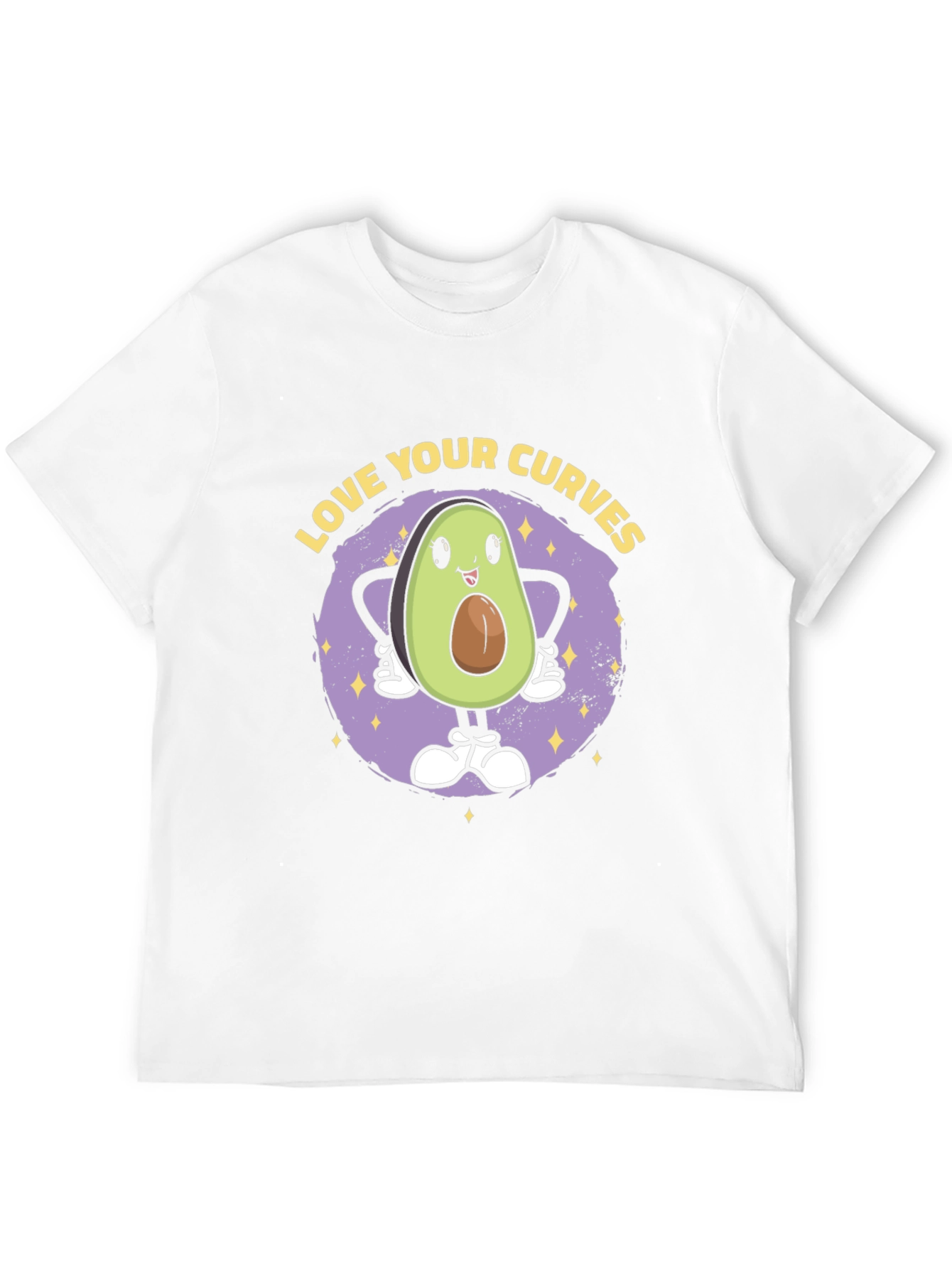 Black Love Your Curves Avocado T-Shirt view 12