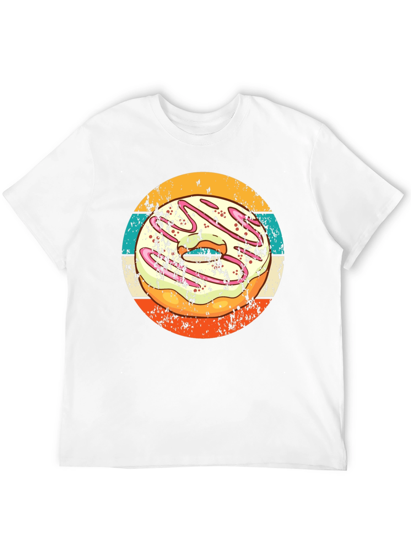 Black Retro Donut Graphic T-Shirt - Doughnut Lover Tee view 12