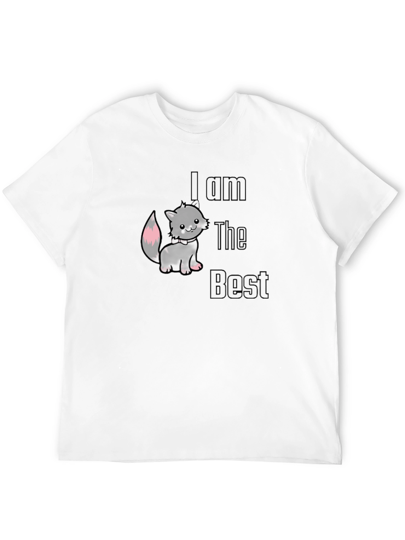 Black I Am The Best Kitten T-Shirt - Soft Cotton Graphic Tee view 12