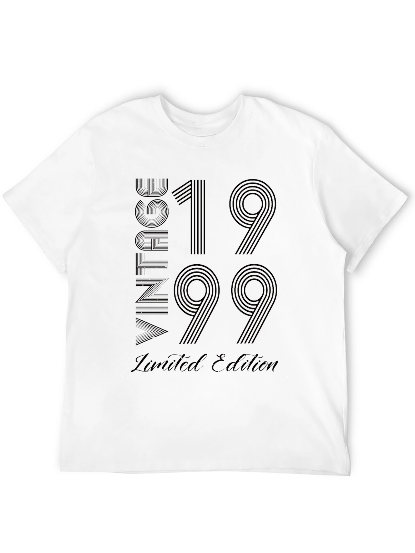 Black Vintage 1999 Limited Edition Black T-Shirt view 12