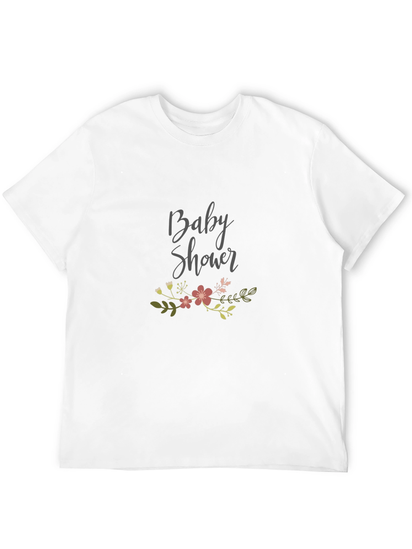 Black Baby Shower Graphic Tee - Black view 12
