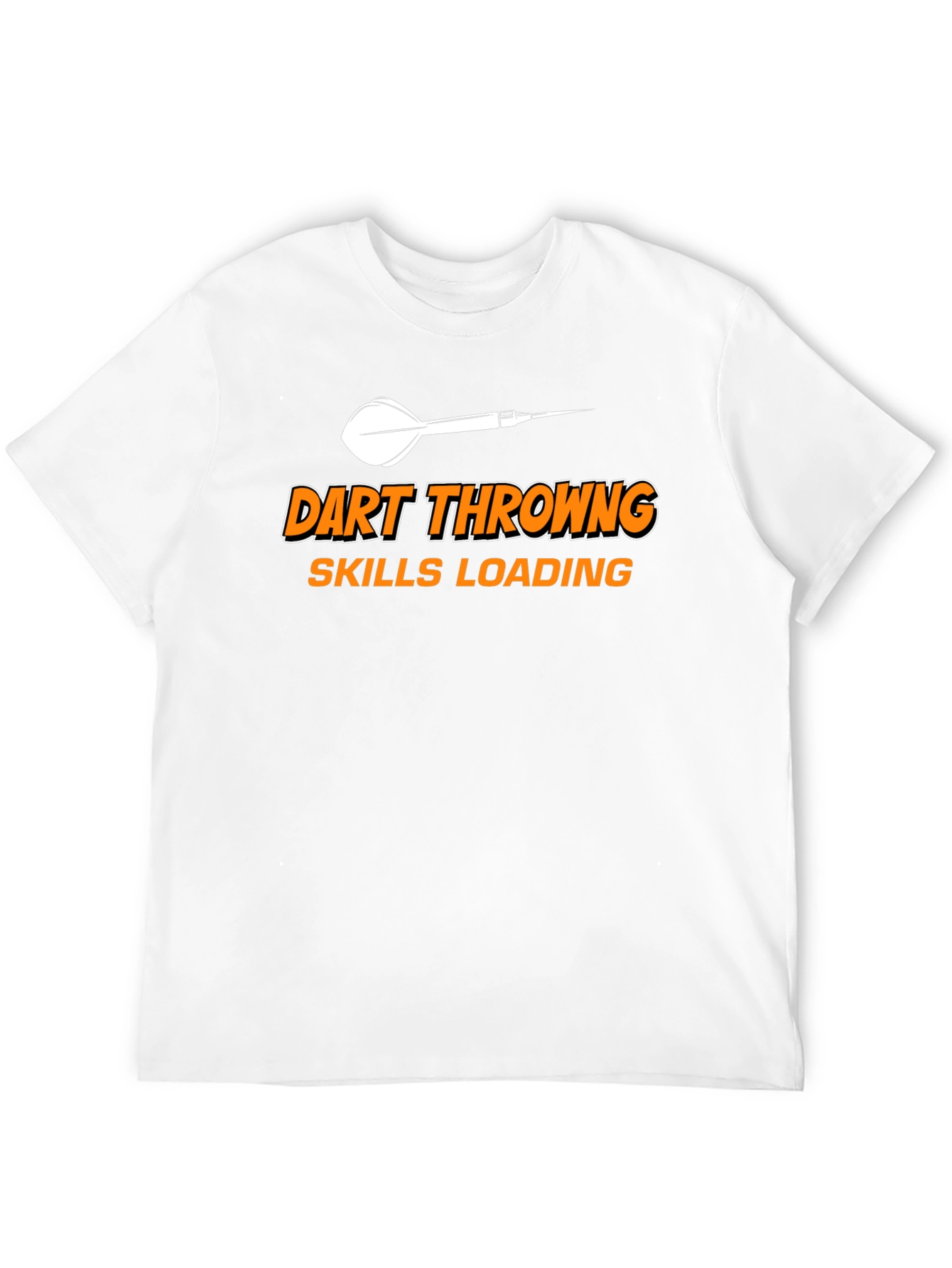 Black Dart Throwing Skills Loading Funny T-Shirt view 12