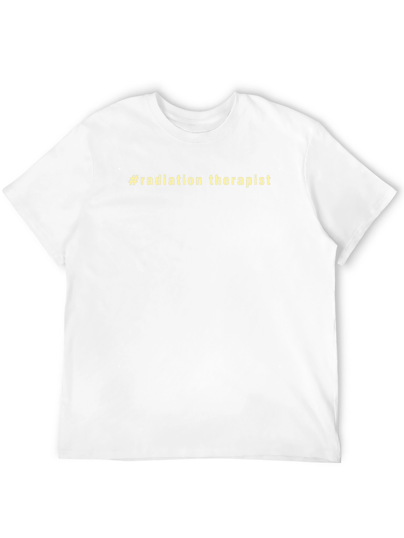 Black Radiation Therapist Hashtag T-Shirt view 12