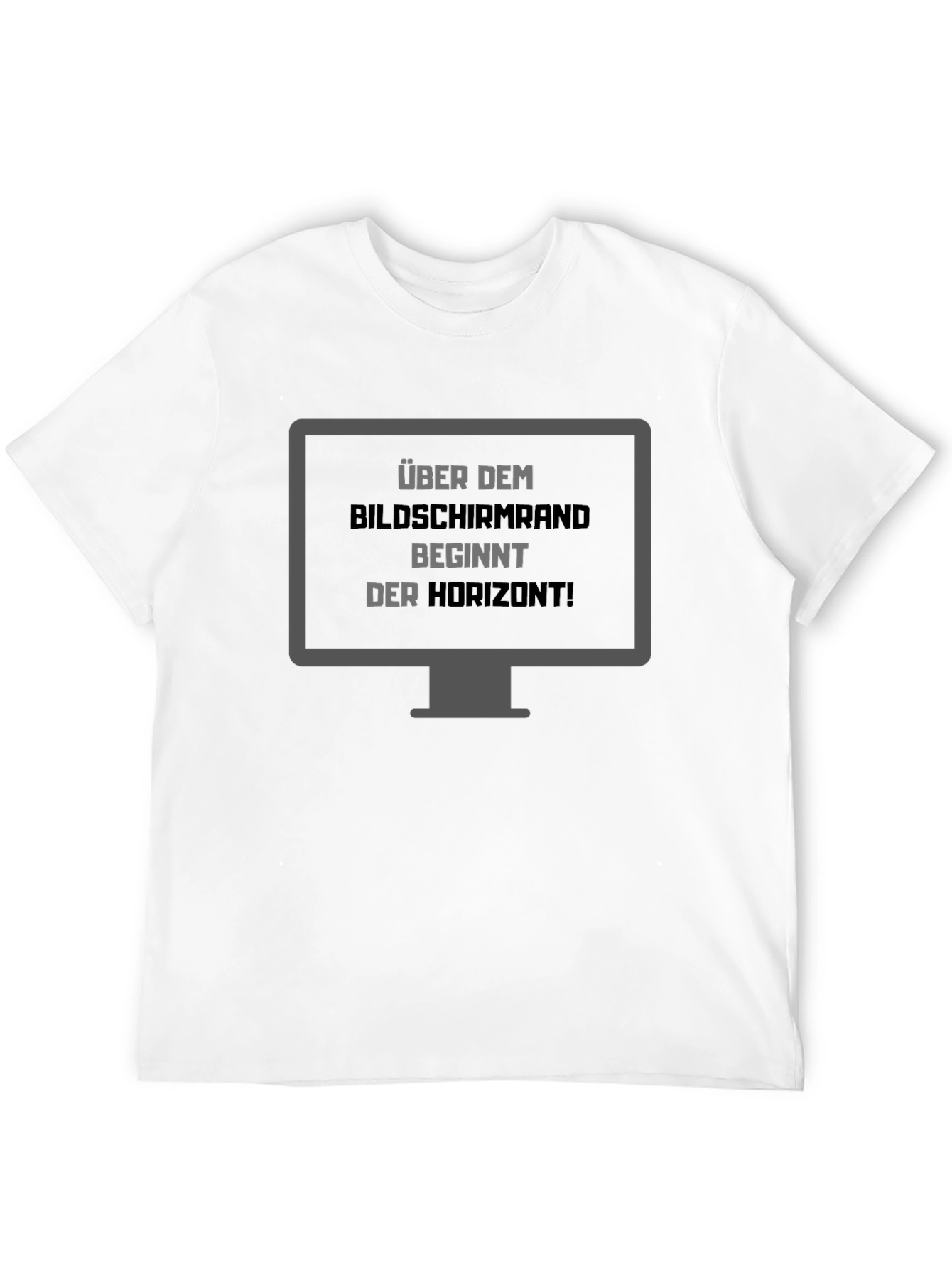 Black Über Dem Bildschirmrand T-Shirt view 12
