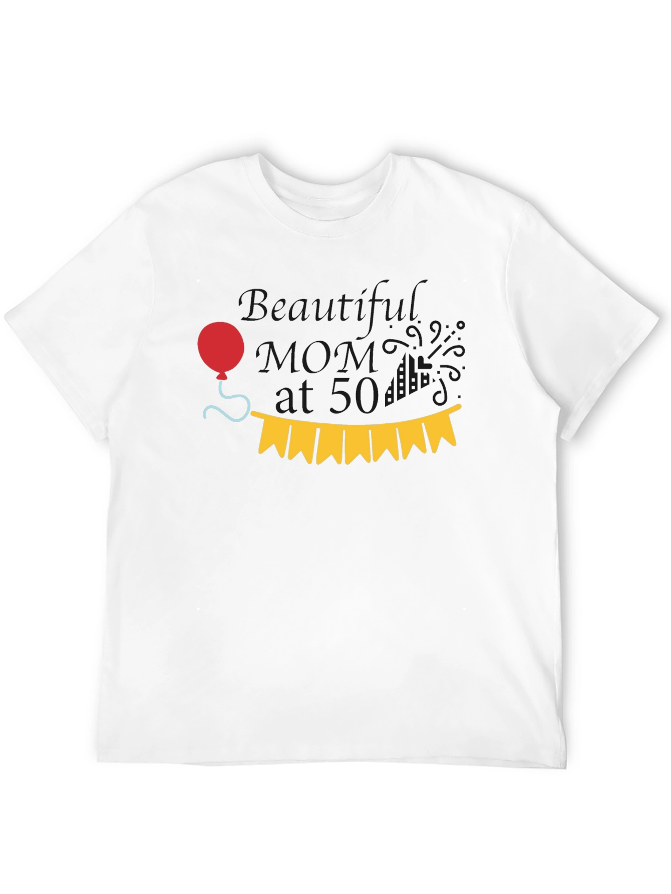 Black Beautiful Mom at 50 T-Shirt view 12