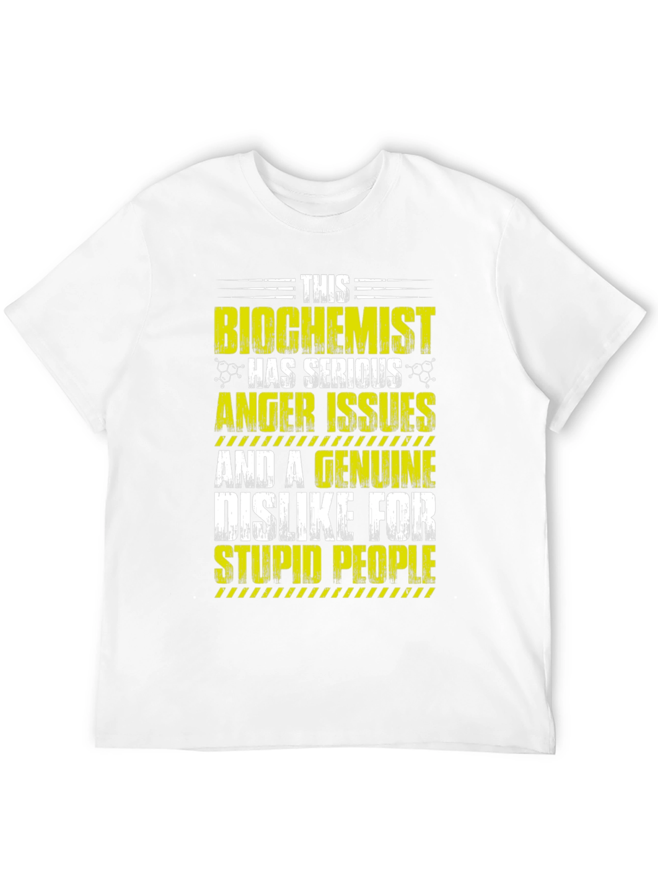 Black Biochemist Anger Issues T-Shirt view 12