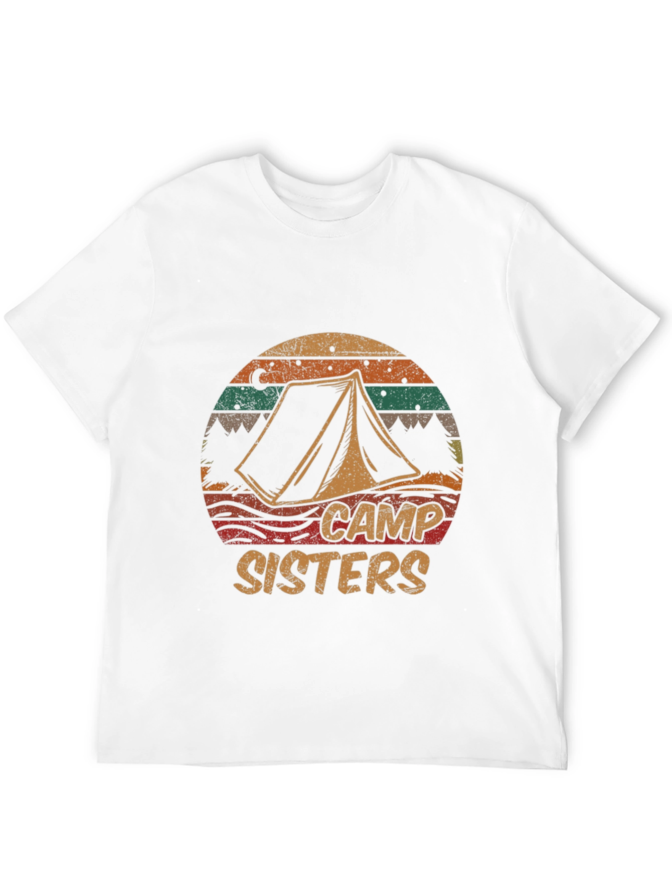 Camp Sisters Retro Camping Graphic Tee - 12