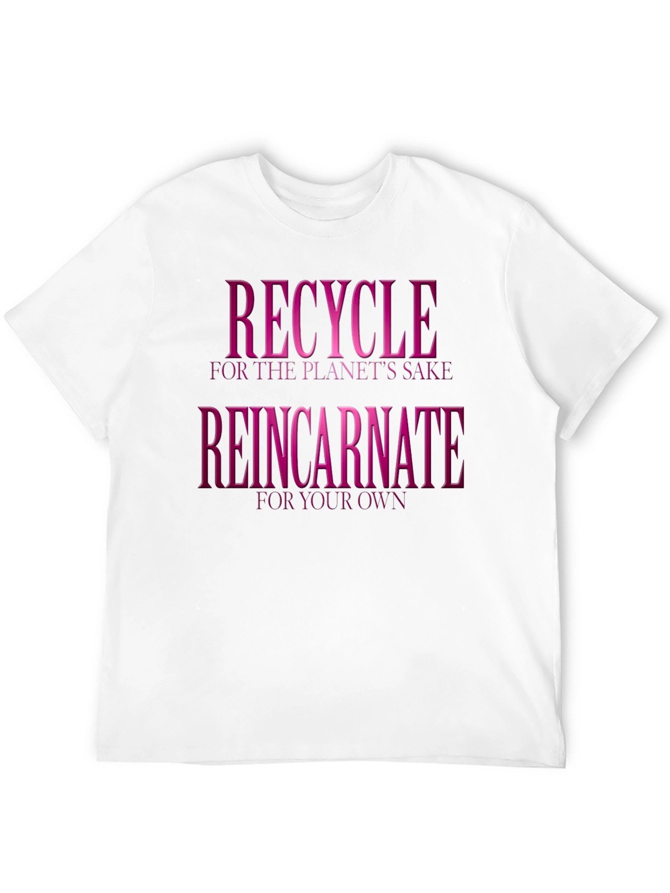 Black Recycle Reincarnate Graphic Tee view 12