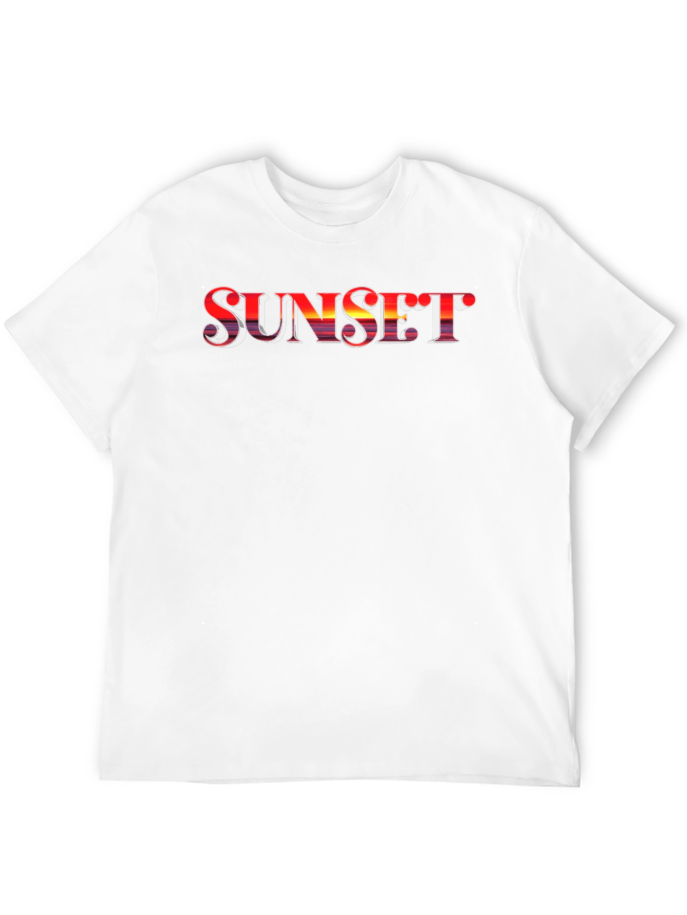 Black Sunset Graphic Tee - Retro Style view 12