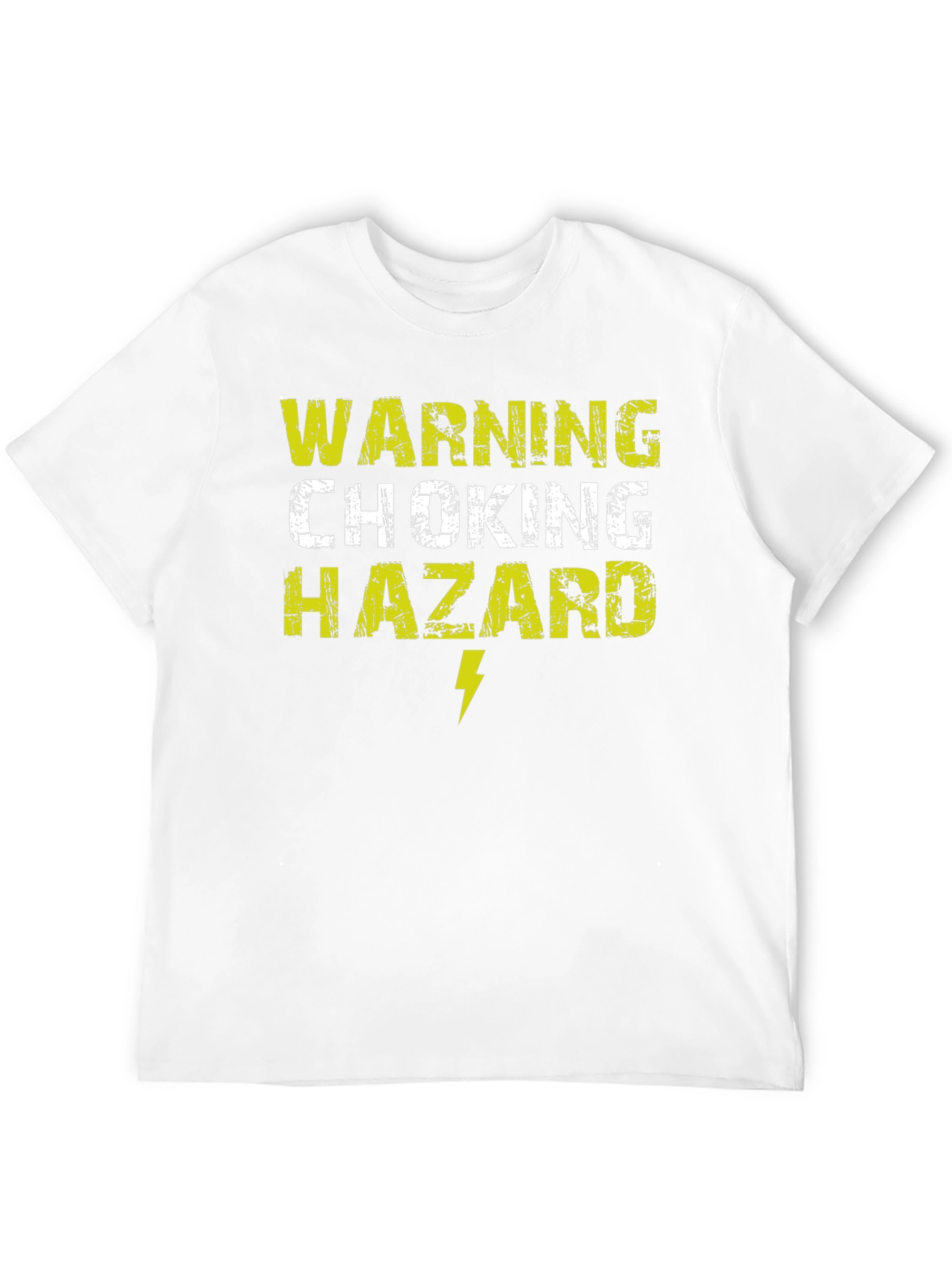 Black Warning Choking Hazard T-Shirt Funny Graphic Tee view 12