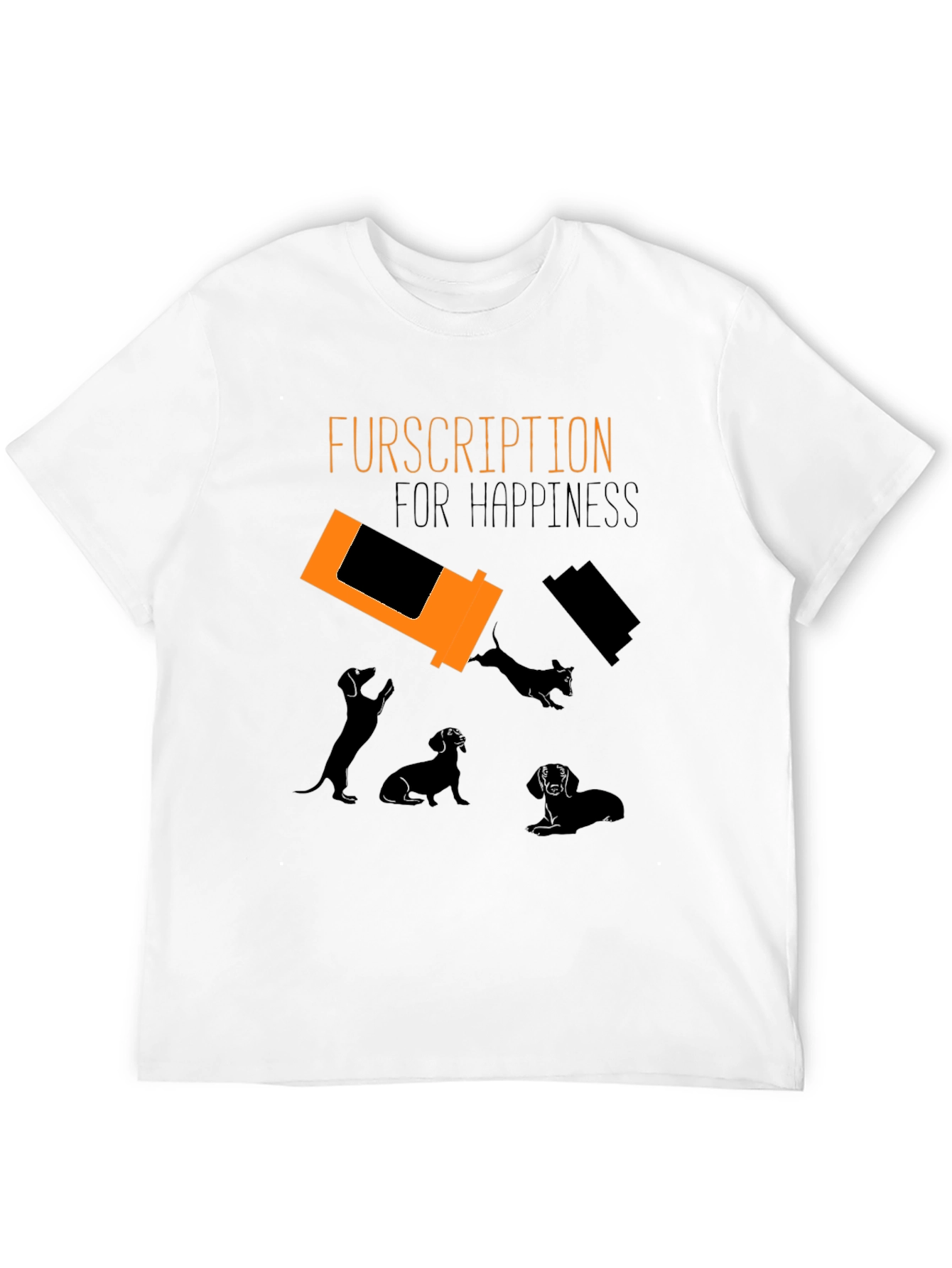 Black Furscription Happiness T-Shirt view 12