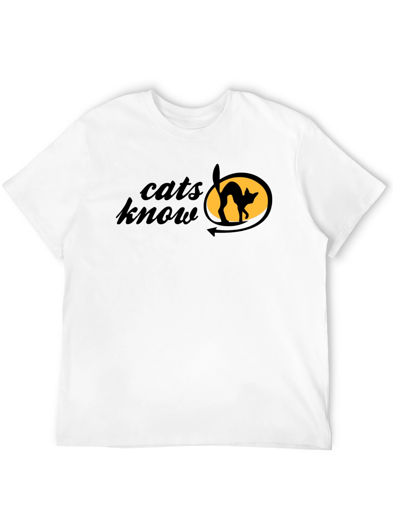 Black Cats Know T-Shirt - Black Cat Design view 12