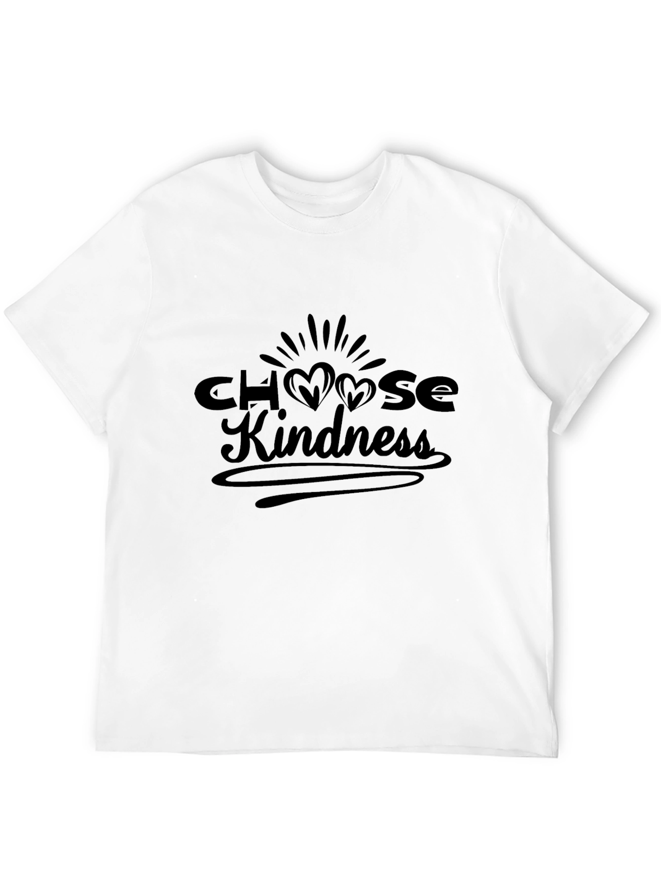 Black Choose Kindness Graphic Tee - Black view 12