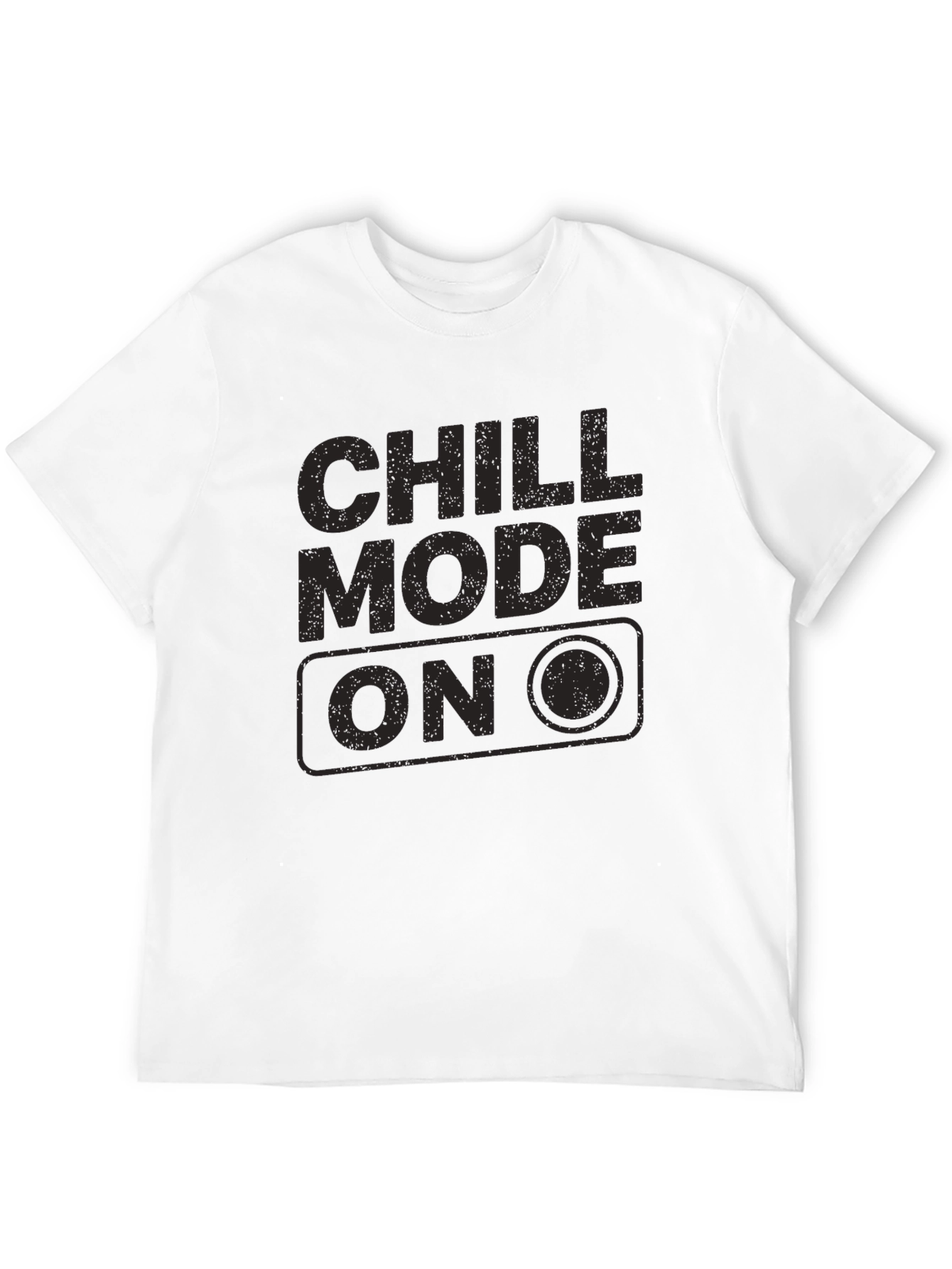 Black Chill Mode On Black Graphic Tee view 12