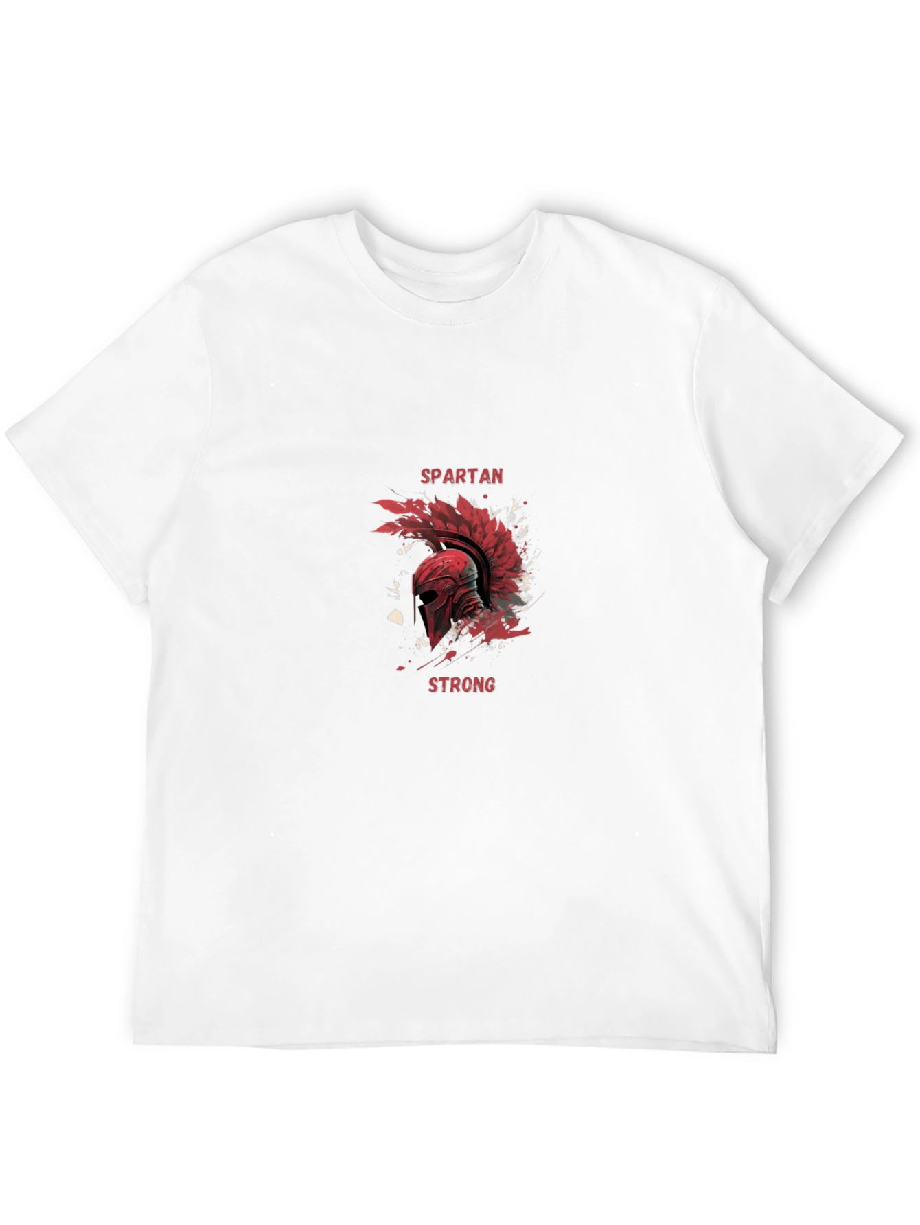 Black Spartan Strong Graphic T-Shirt view 12