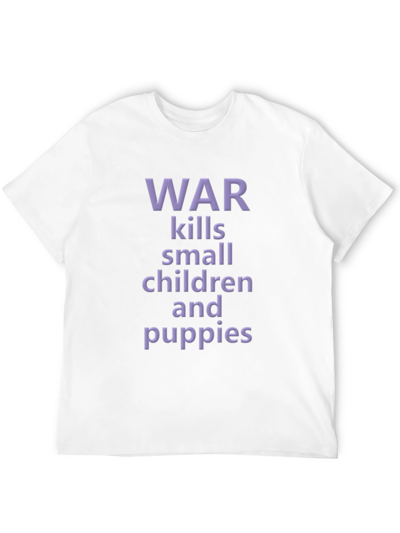 Black War Kills Children & Puppies T-Shirt view 12