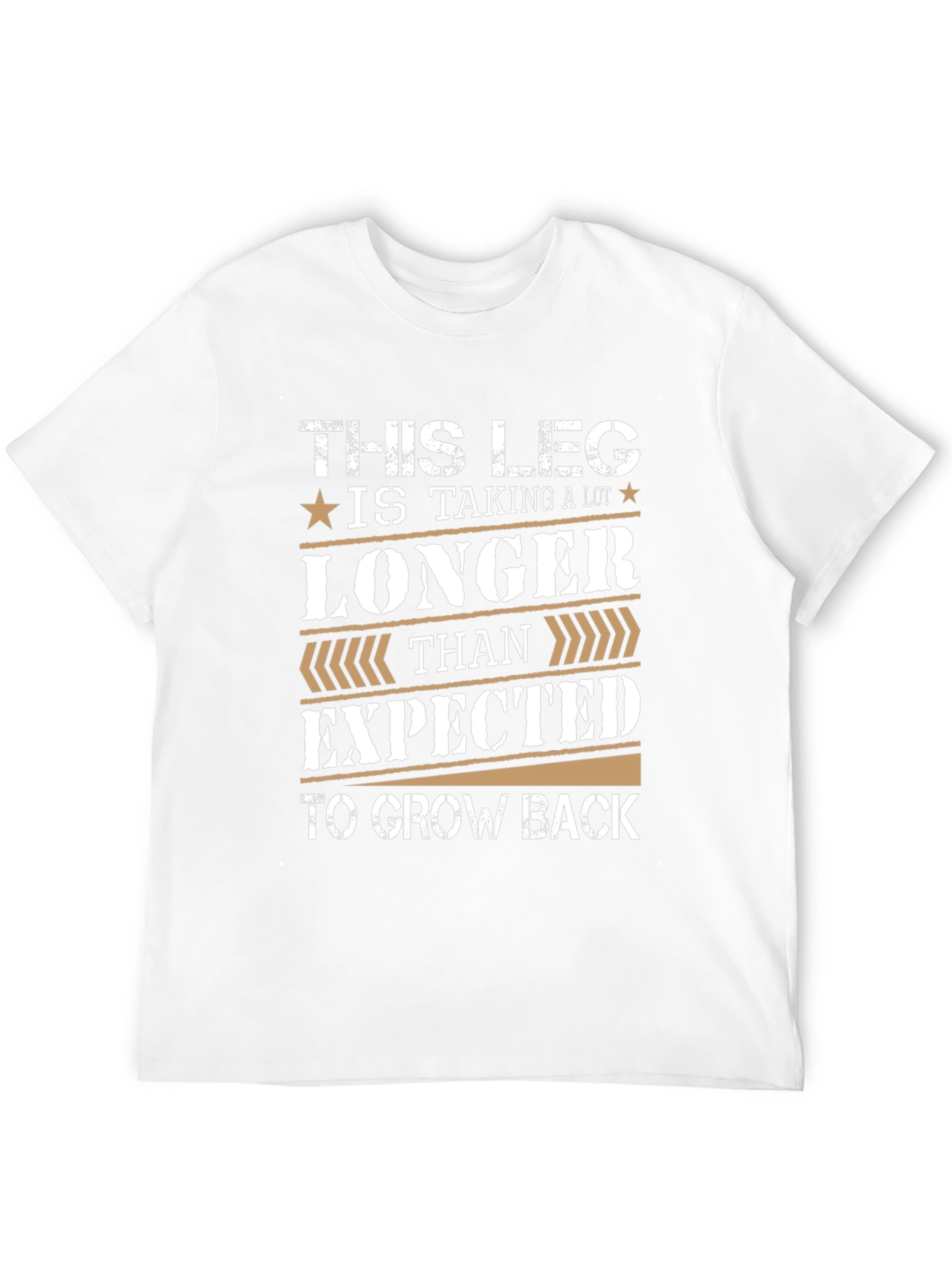 Black Funny Leg Injury Recovery T-Shirt view 12