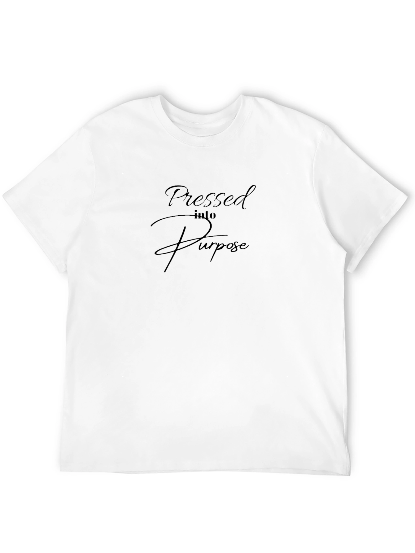 Black Pressed into Purpose Black Graphic Tee view 12