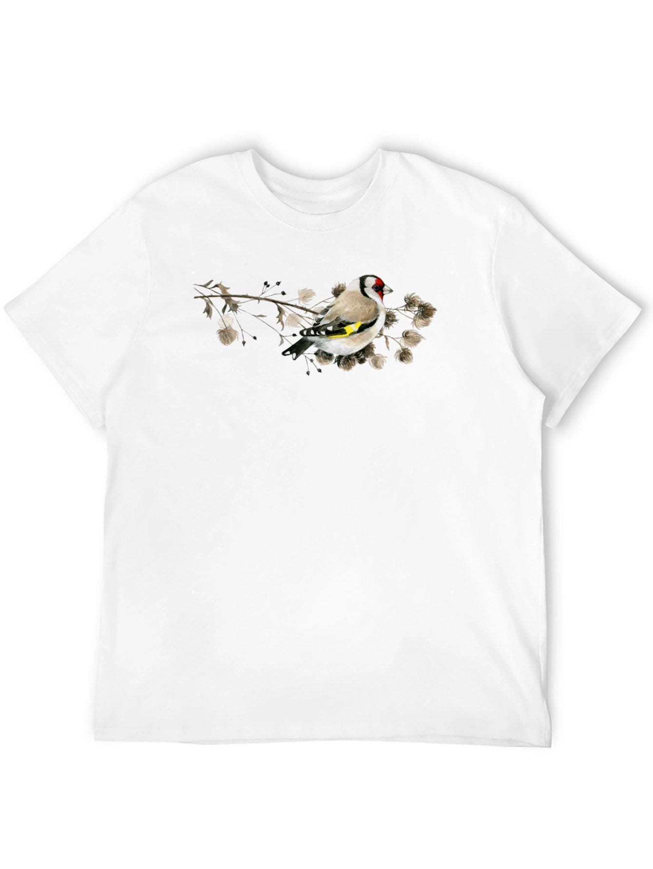 Black Bird on Branch Graphic Black Tee view 12