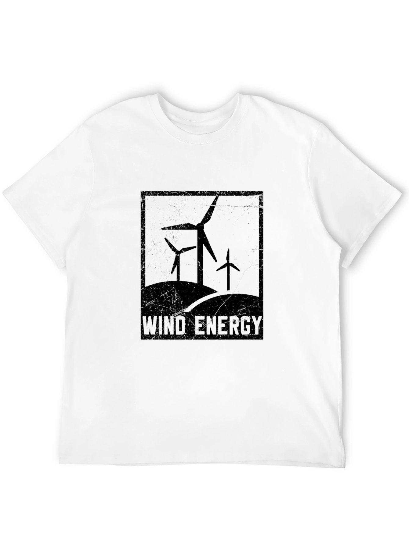 Black Wind Energy T-Shirt: Sustainable Power Tee view 12