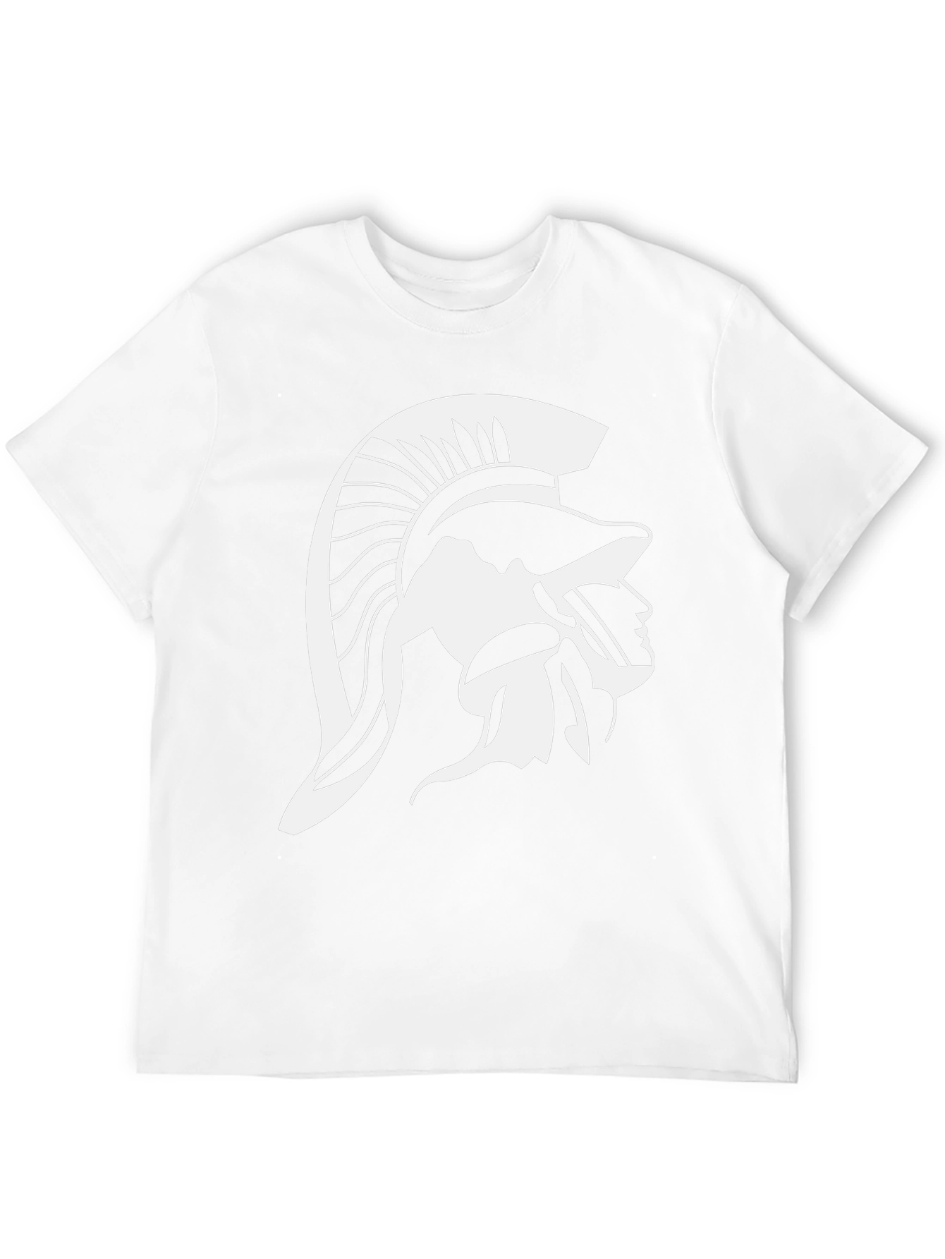 Black Spartan Warrior Graphic T-Shirt view 12