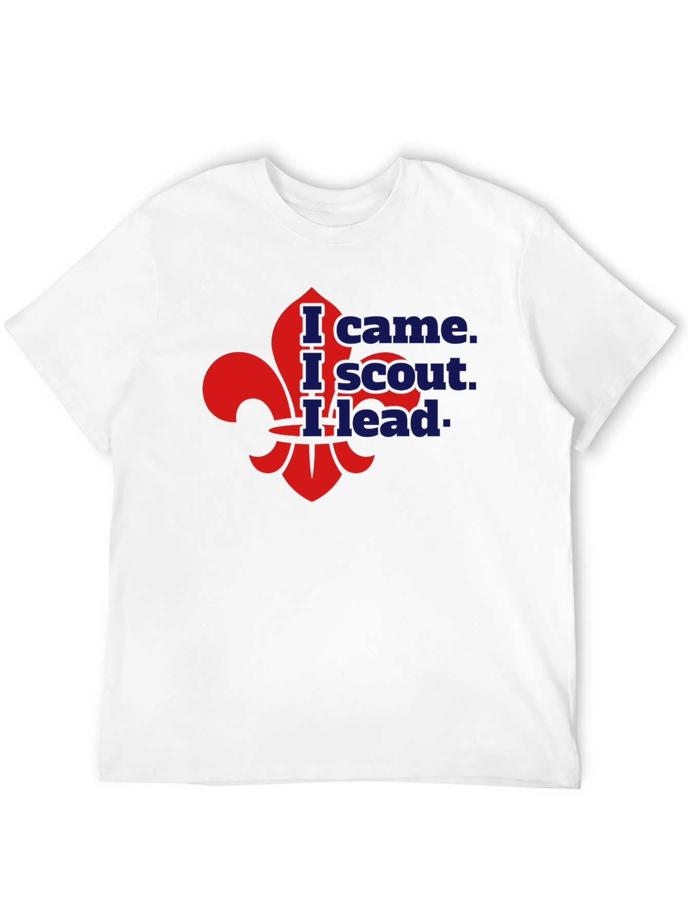 Black I came. I scout. I lead T-Shirt view 12