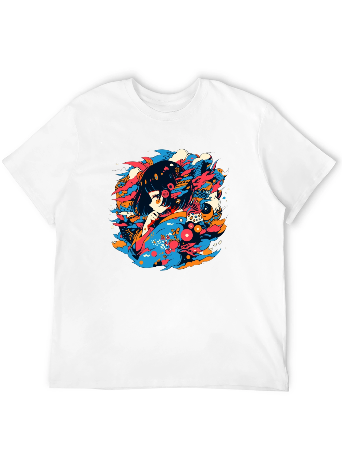 Anime Girl Graphic Tee - Unique Streetwear - 12