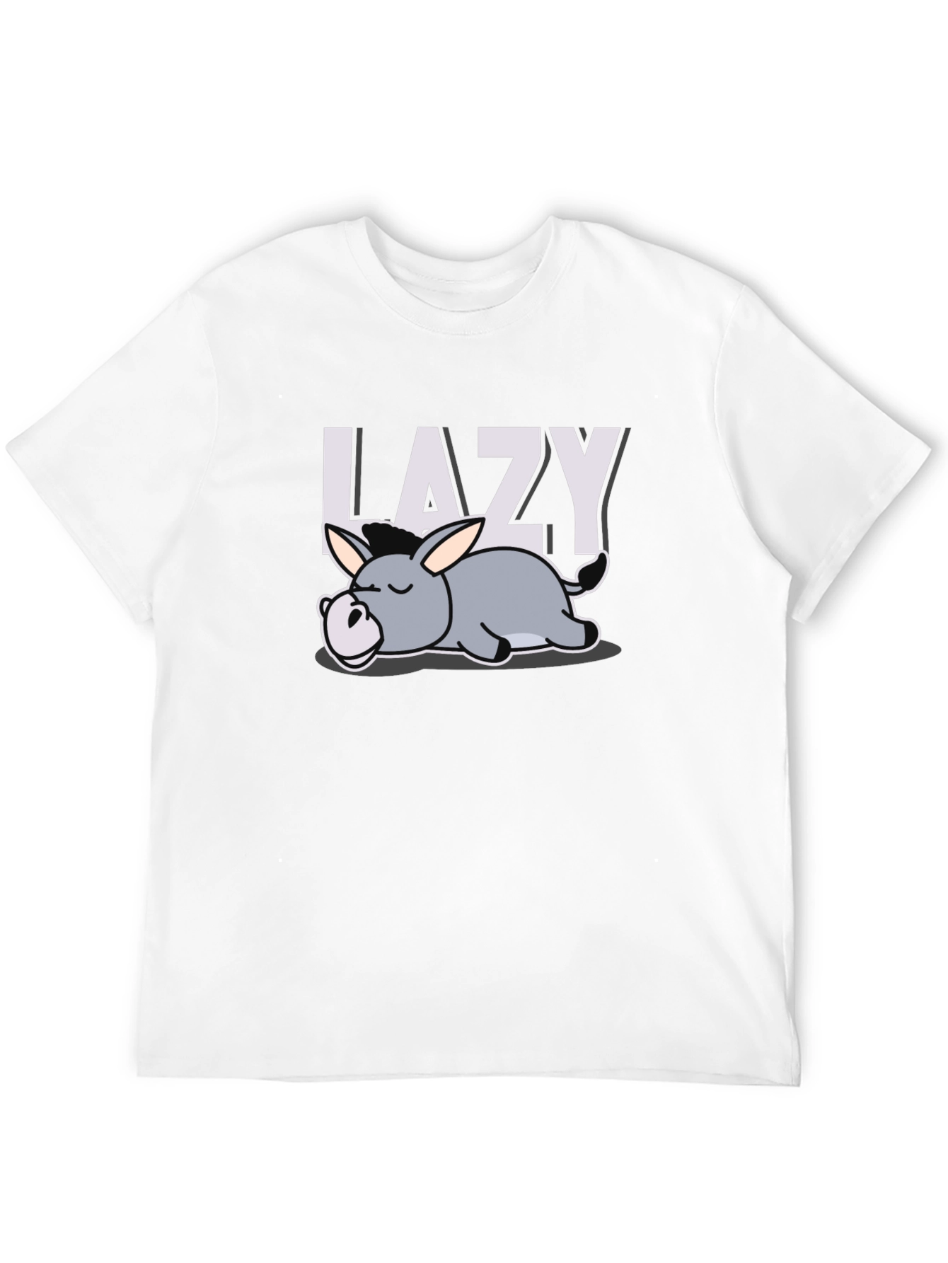 Black Lazy Donkey Graphic T-Shirt - Relaxed Fit view 12